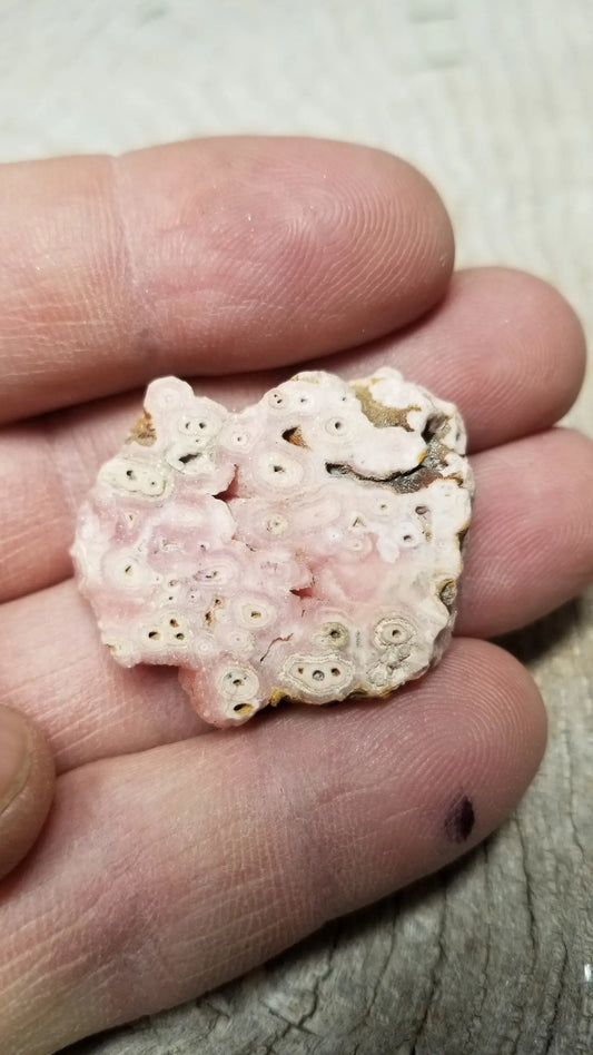 Rhodochrosite Raw Slab, For cabbing or wire wrap pendant necklace SLA-0026 Shop Wholesale Crystals