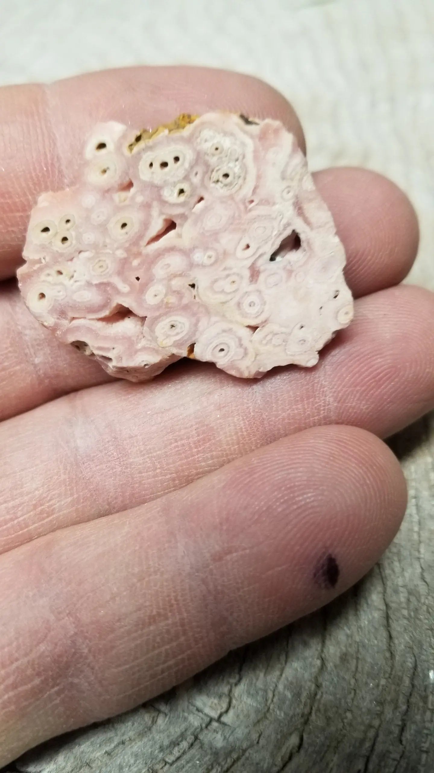 Rhodochrosite Raw Slab, For cabbing or wire wrap pendant necklace SLA-0026 Shop Wholesale Crystals