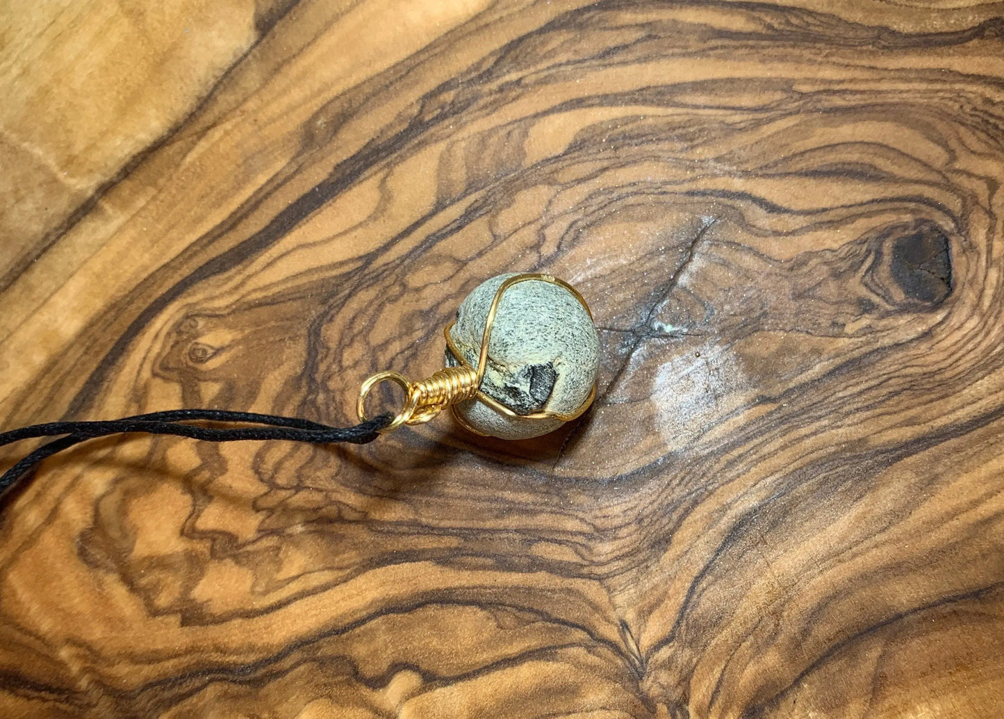 Prehnite Wire Wrapped Necklace    NCK-0538 Shop Wholesale Crystals