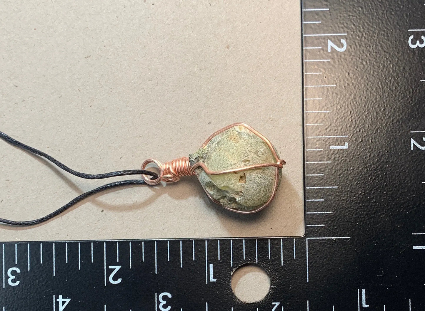 Prehnite Wire Wrapped Necklace    NCK-0532 Shop Wholesale Crystals