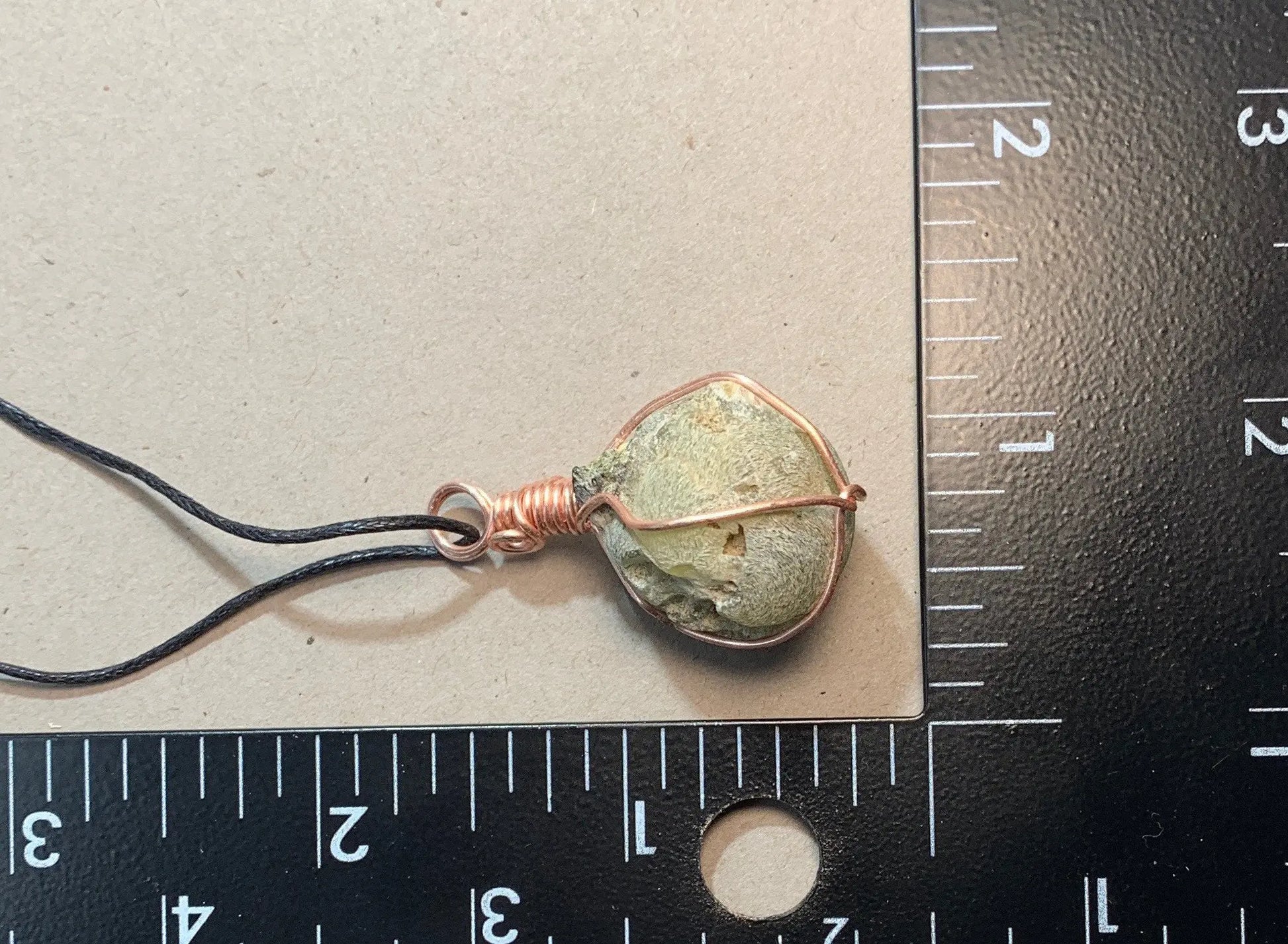 Prehnite Wire Wrapped Necklace    NCK-0532 Shop Wholesale Crystals