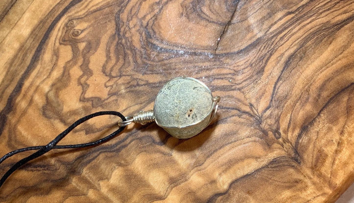 Prehnite Wire Wrapped Necklace    NCK-0528 Shop Wholesale Crystals