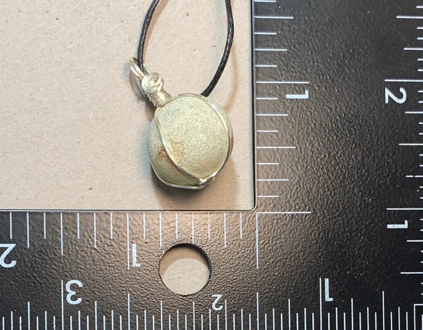 Prehnite Wire Wrapped Necklace    NCK-0529 Shop Wholesale Crystals