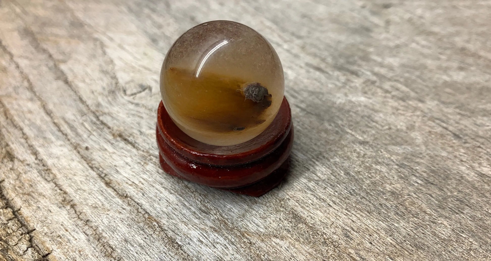 Rutile Quartz Sphere      SPH-0090 Shop Wholesale Crystals
