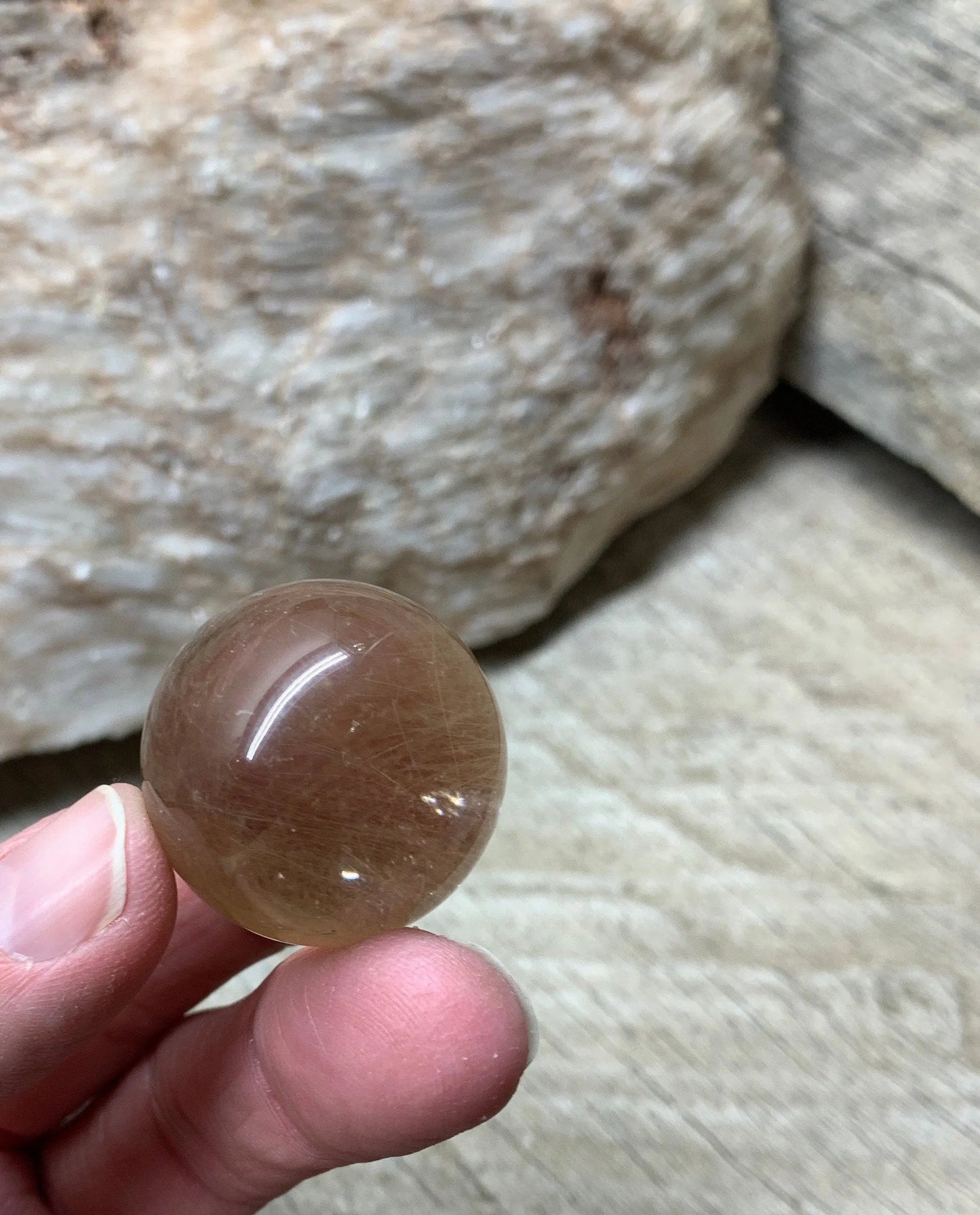 Rutile Quartz Sphere      SPH-0110 Shop Wholesale Crystals