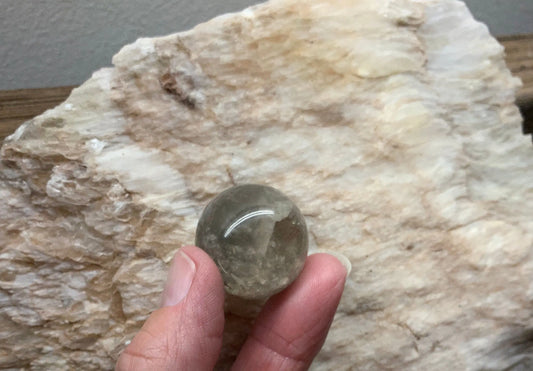 Rutile Quartz Sphere      SPH-0084 Shop Wholesale Crystals