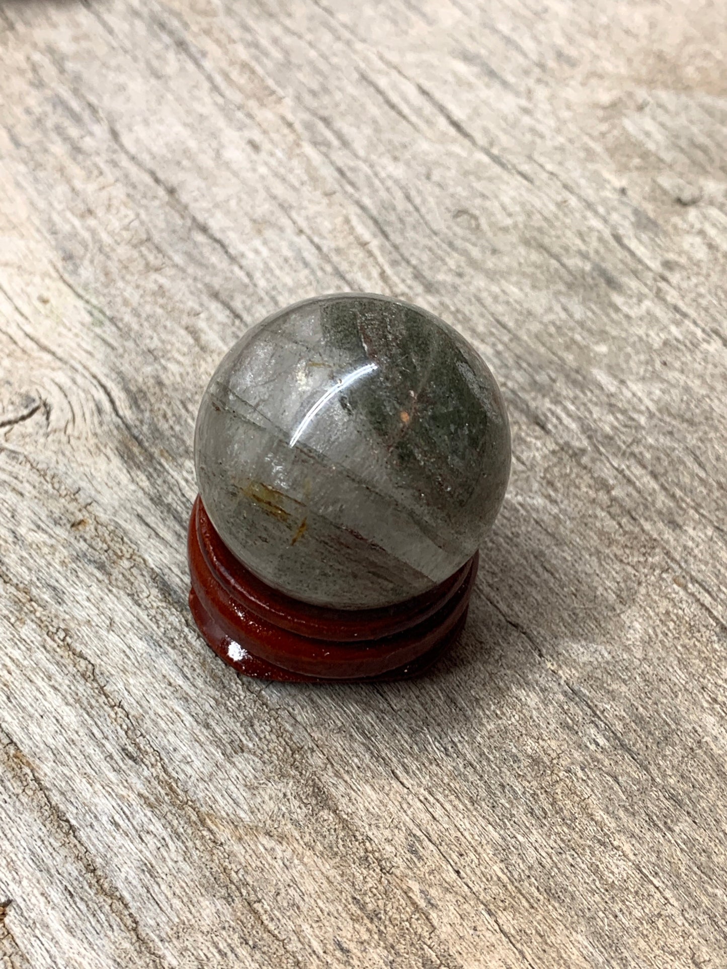 Chlorite Quartz Sphere      SPH-0066