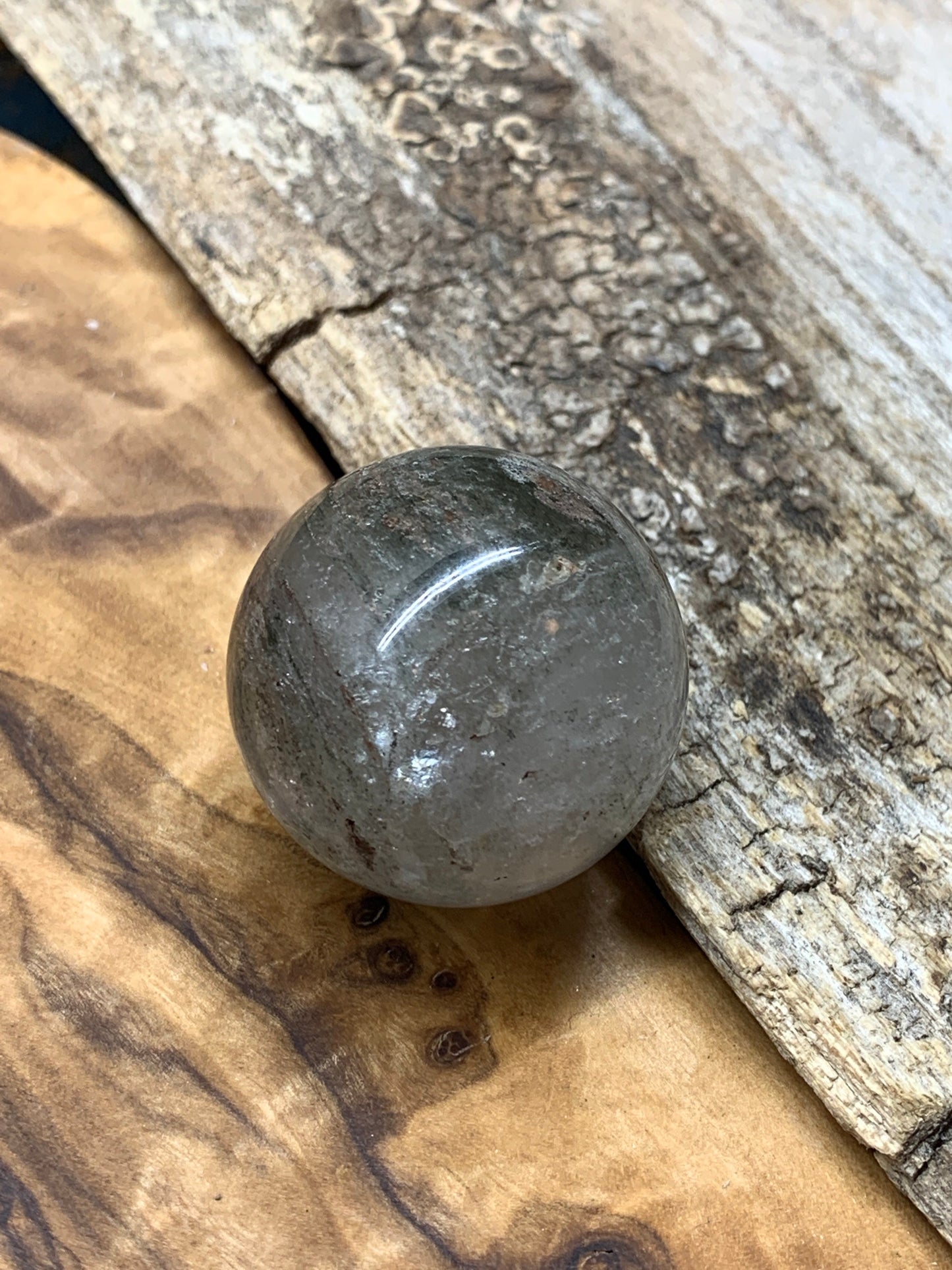 Chlorite Quartz Sphere      SPH-0066