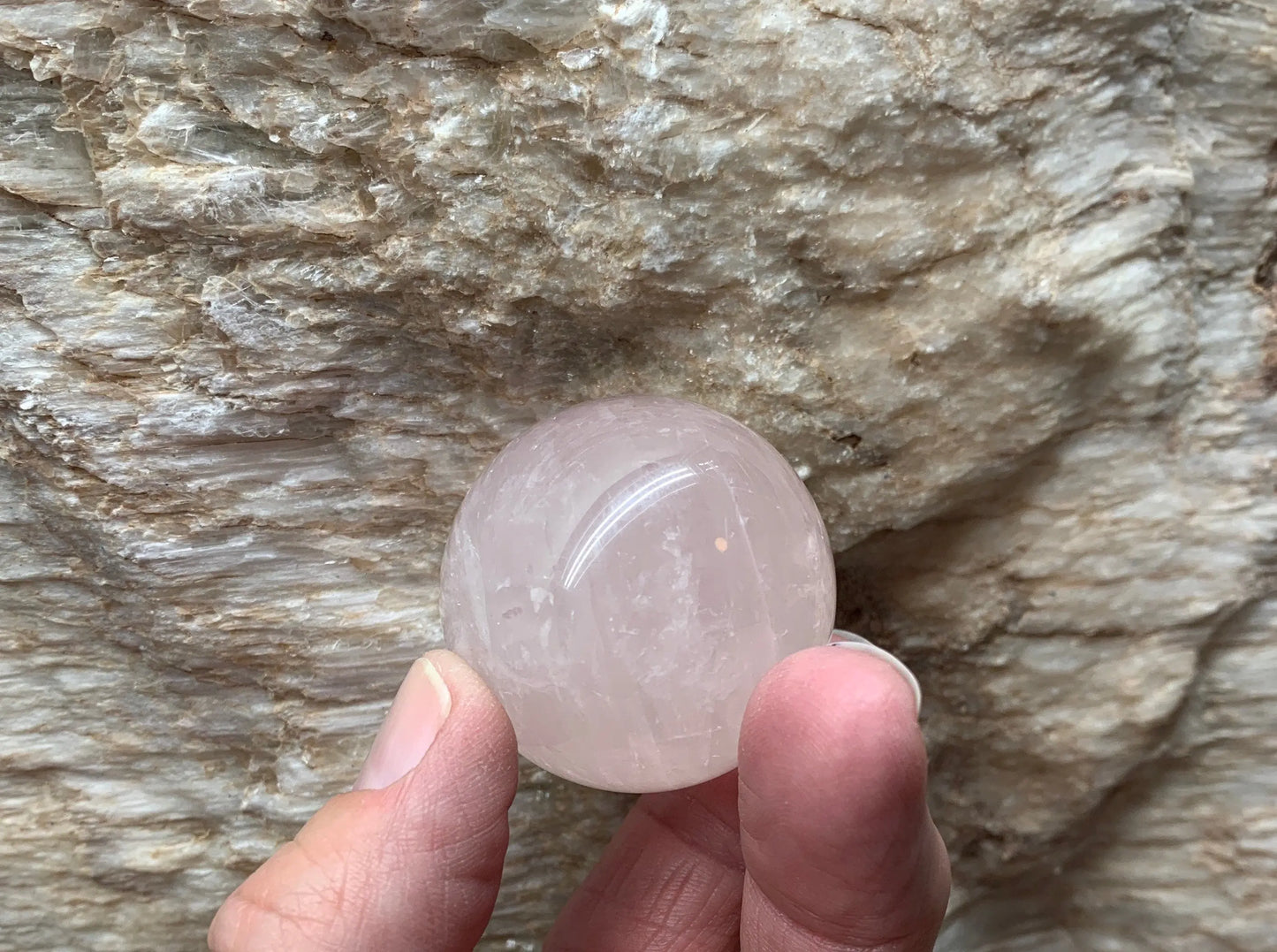 Rose Quartz Sphere    SPH-0344 Shop Wholesale Crystals