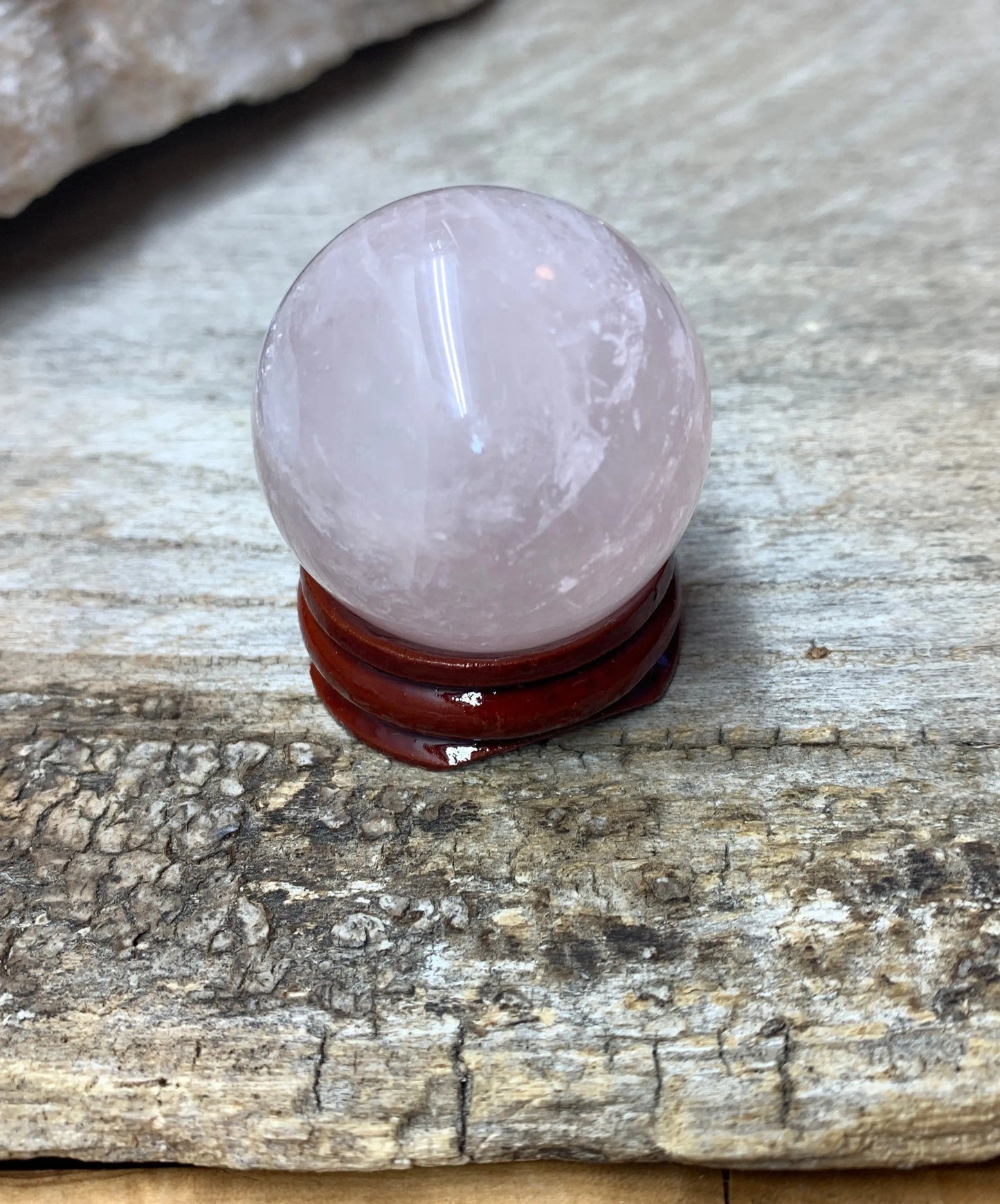 Rose Quartz Sphere    SPH-0344 Shop Wholesale Crystals