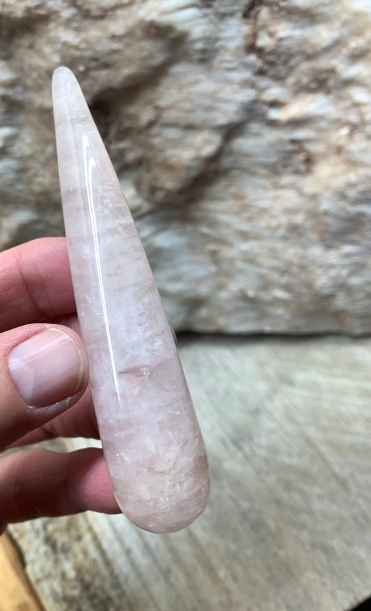 Rose Quartz Wand   WND-0103 Shop Wholesale Crystals