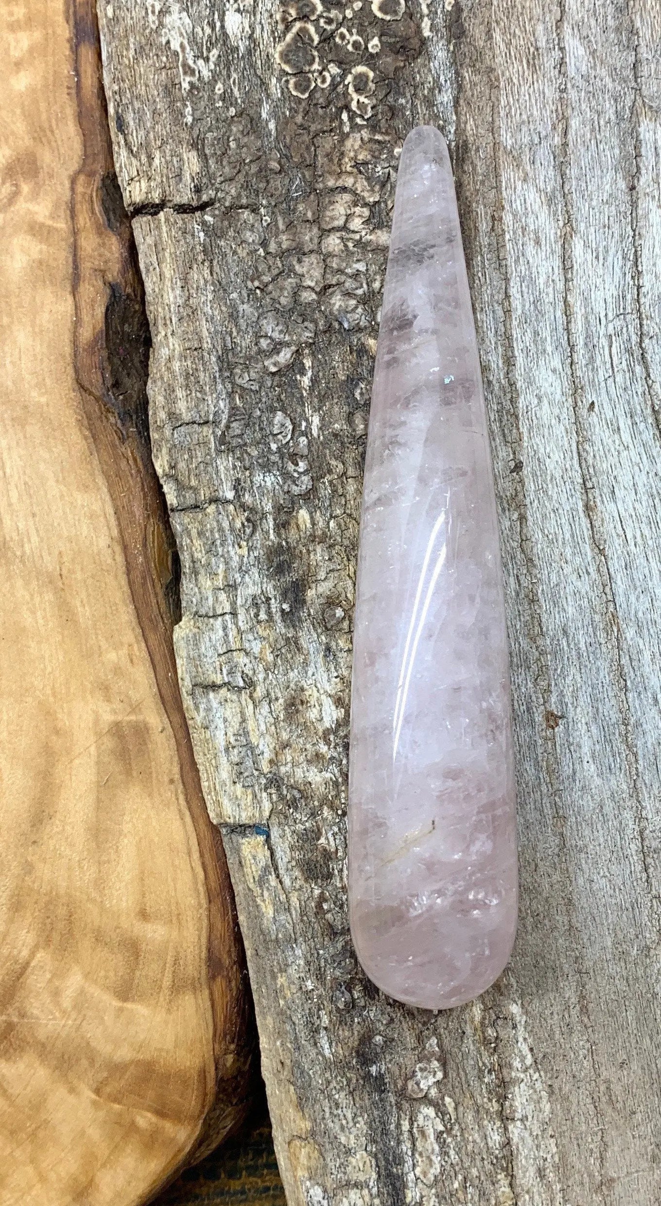 Rose Quartz Wand   WND-0103 Shop Wholesale Crystals