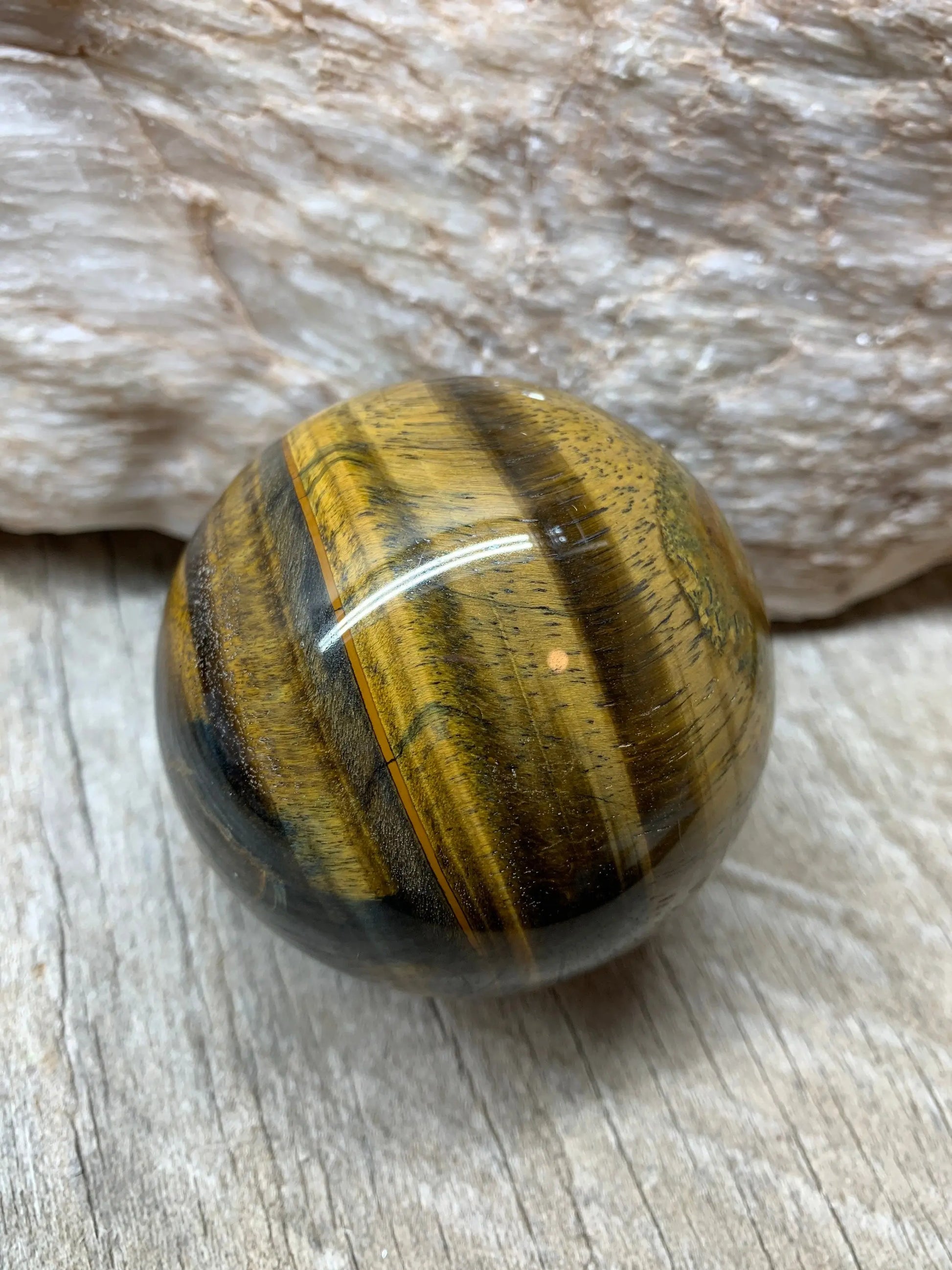 Tiger's Eye Sphere     SPH-0176 Shop Wholesale Crystals