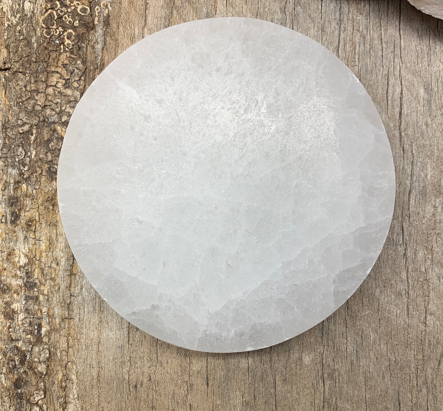 Sacred Geometry Etched Selenite    SEL-0197