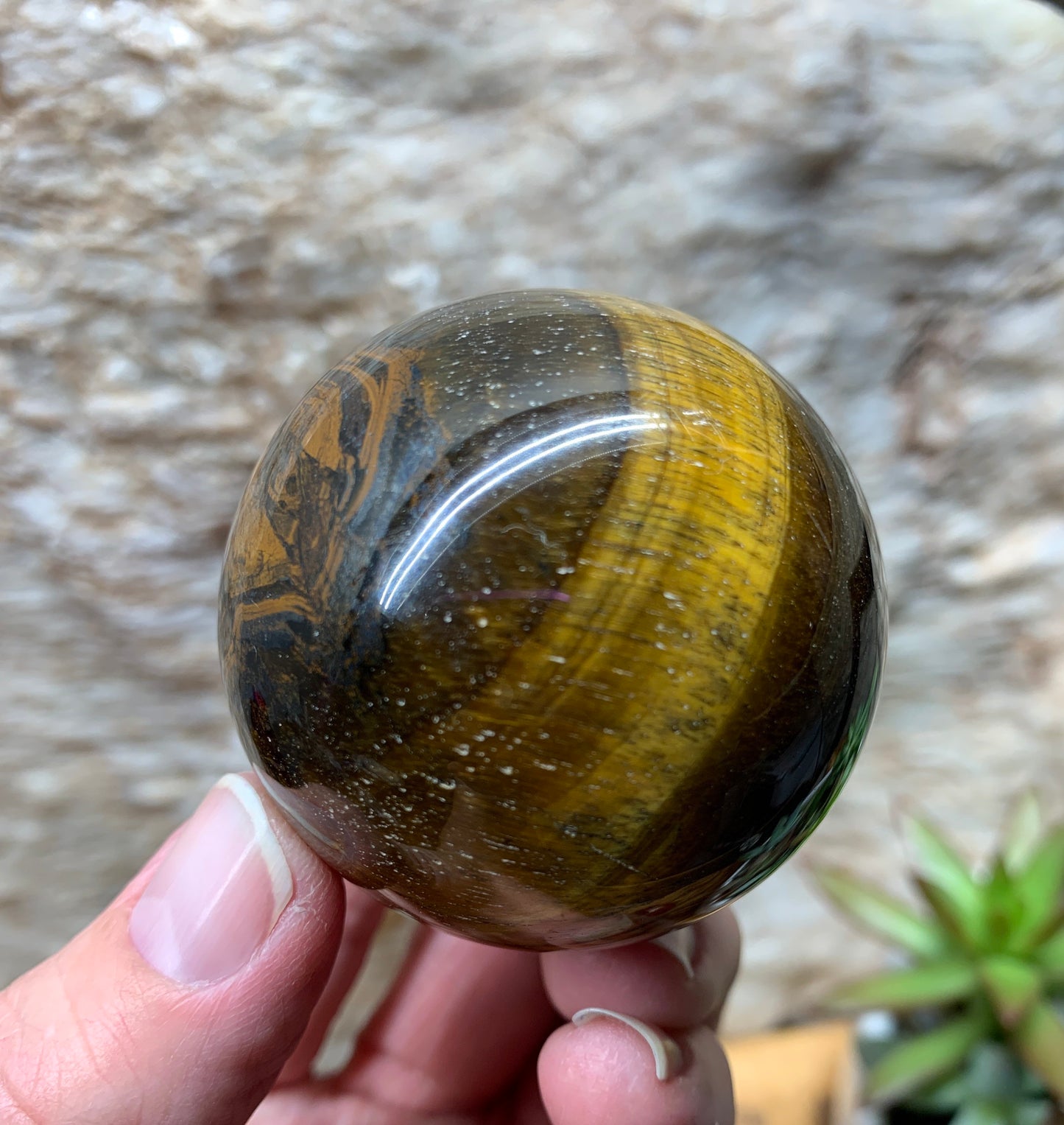 Tigers Eye Sphere        SPH-0254