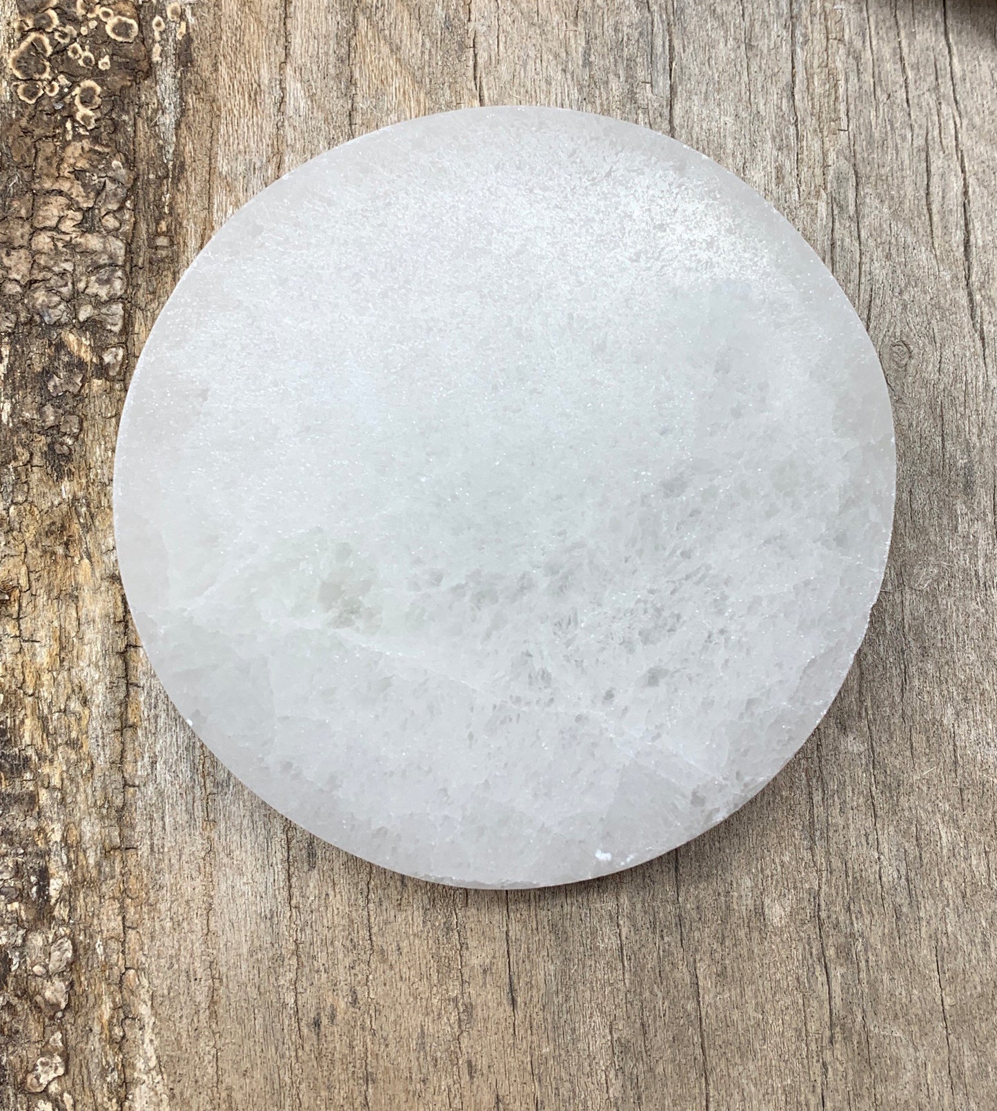 Sacred Geometry Etched Selenite    SEL-0196