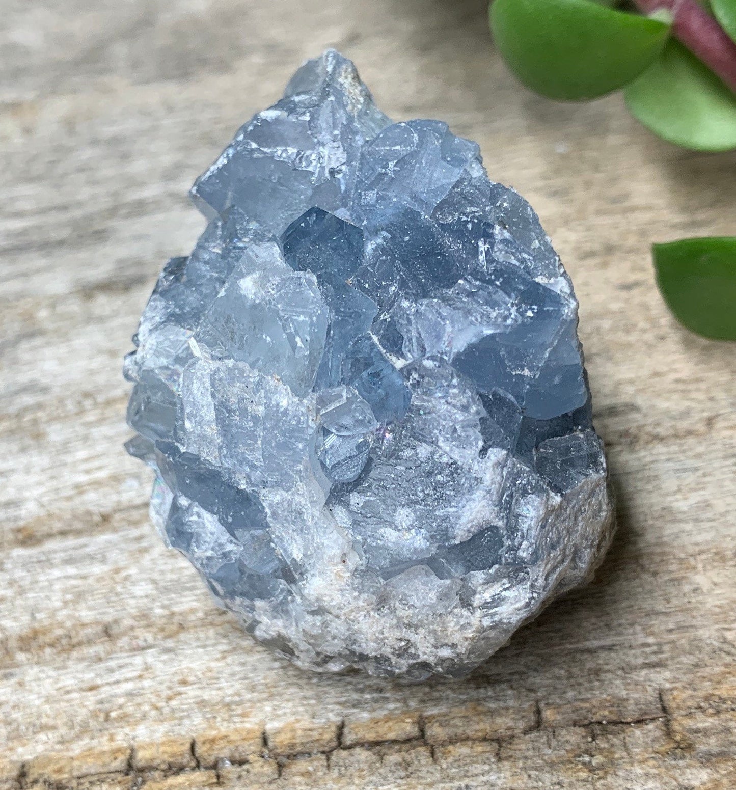 Natural Celestite Crystal      CRY-0609