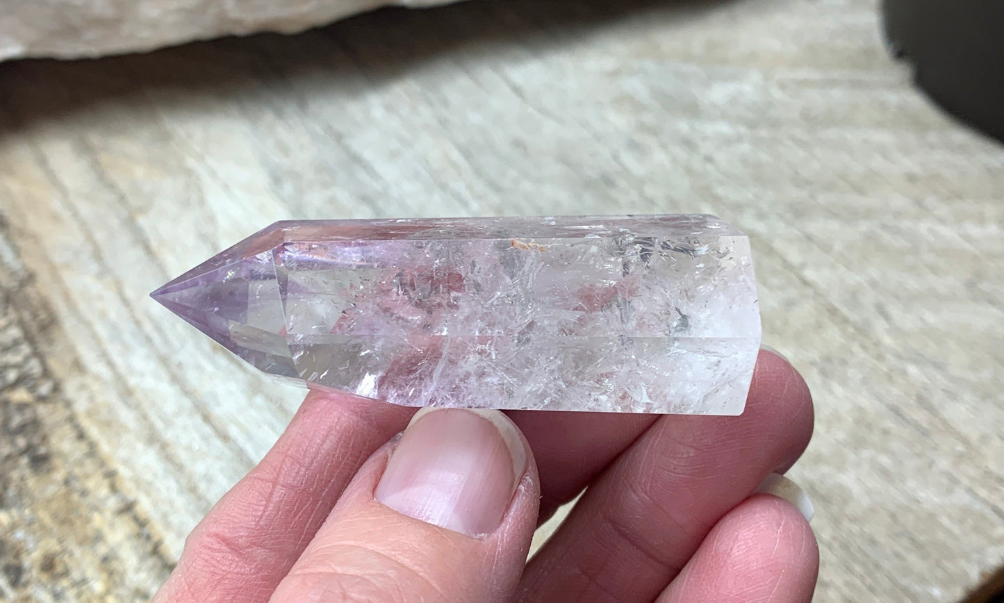 Natural Clear Quartz Crystal Obelisk        OBL-0261