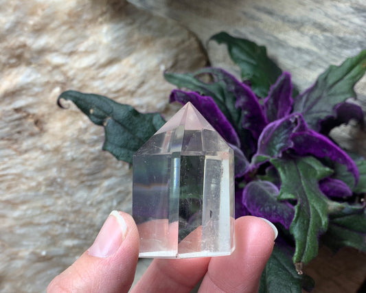 Natural Clear Quartz Crystal Obelisk        OBL-0260