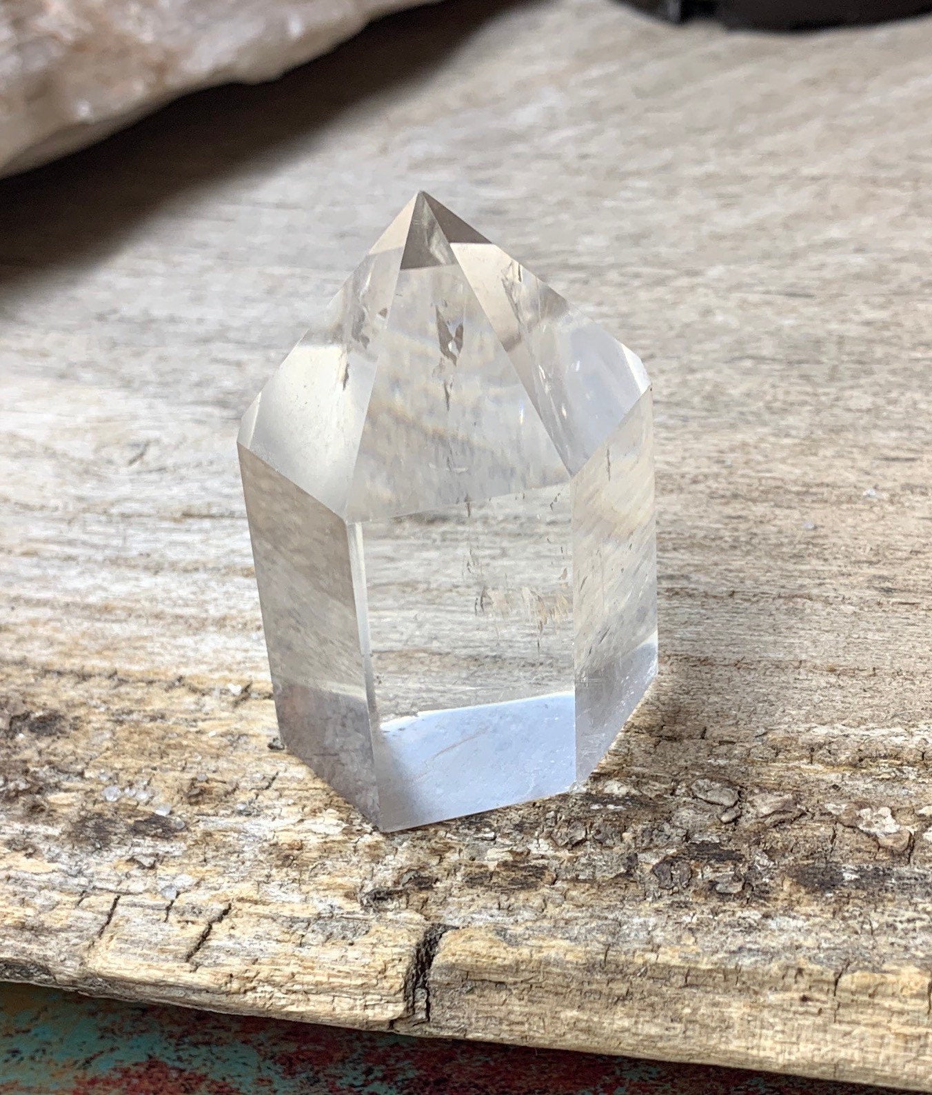 Natural Clear Quartz Crystal Obelisk        OBL-0260