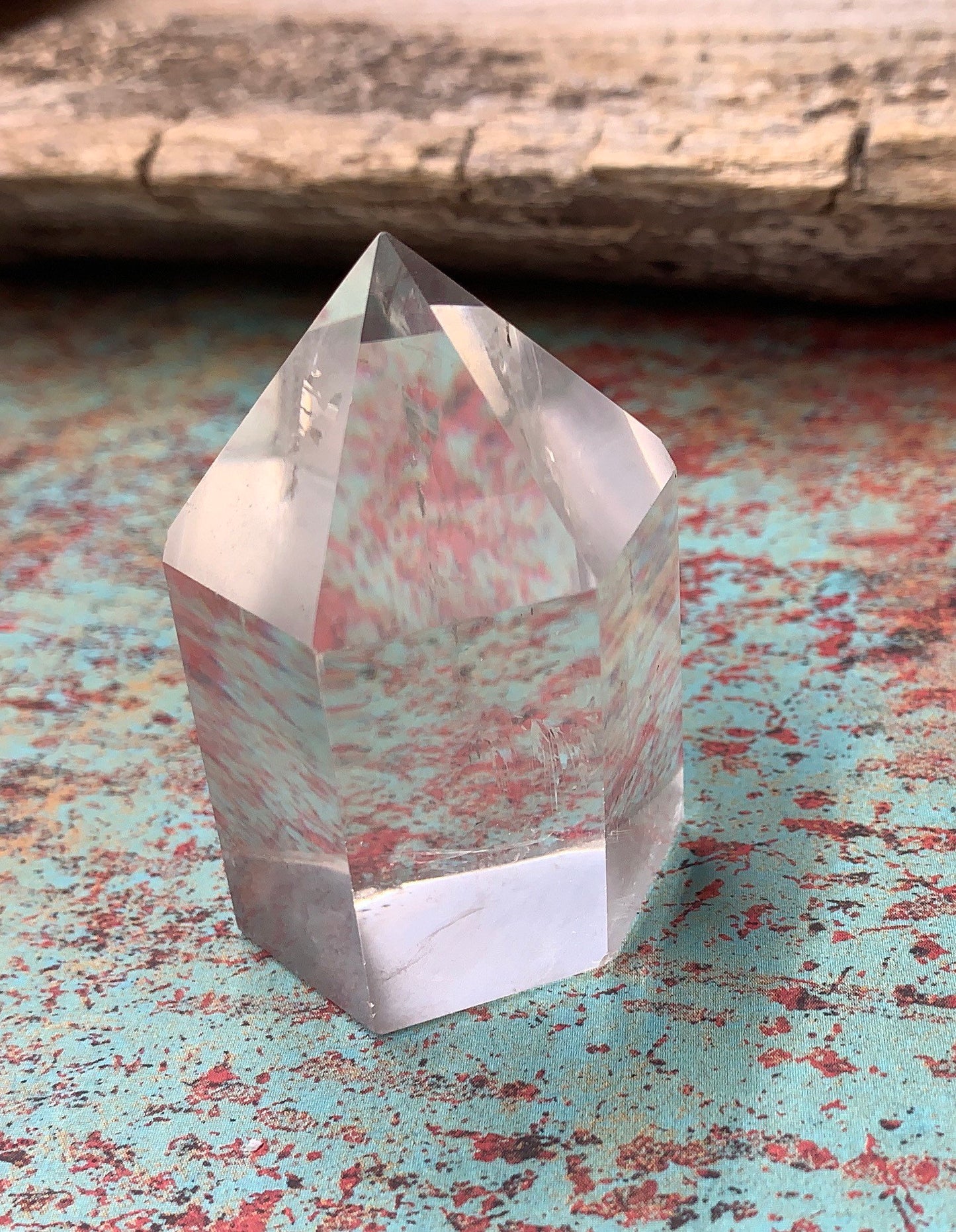 Natural Clear Quartz Crystal Obelisk        OBL-0260