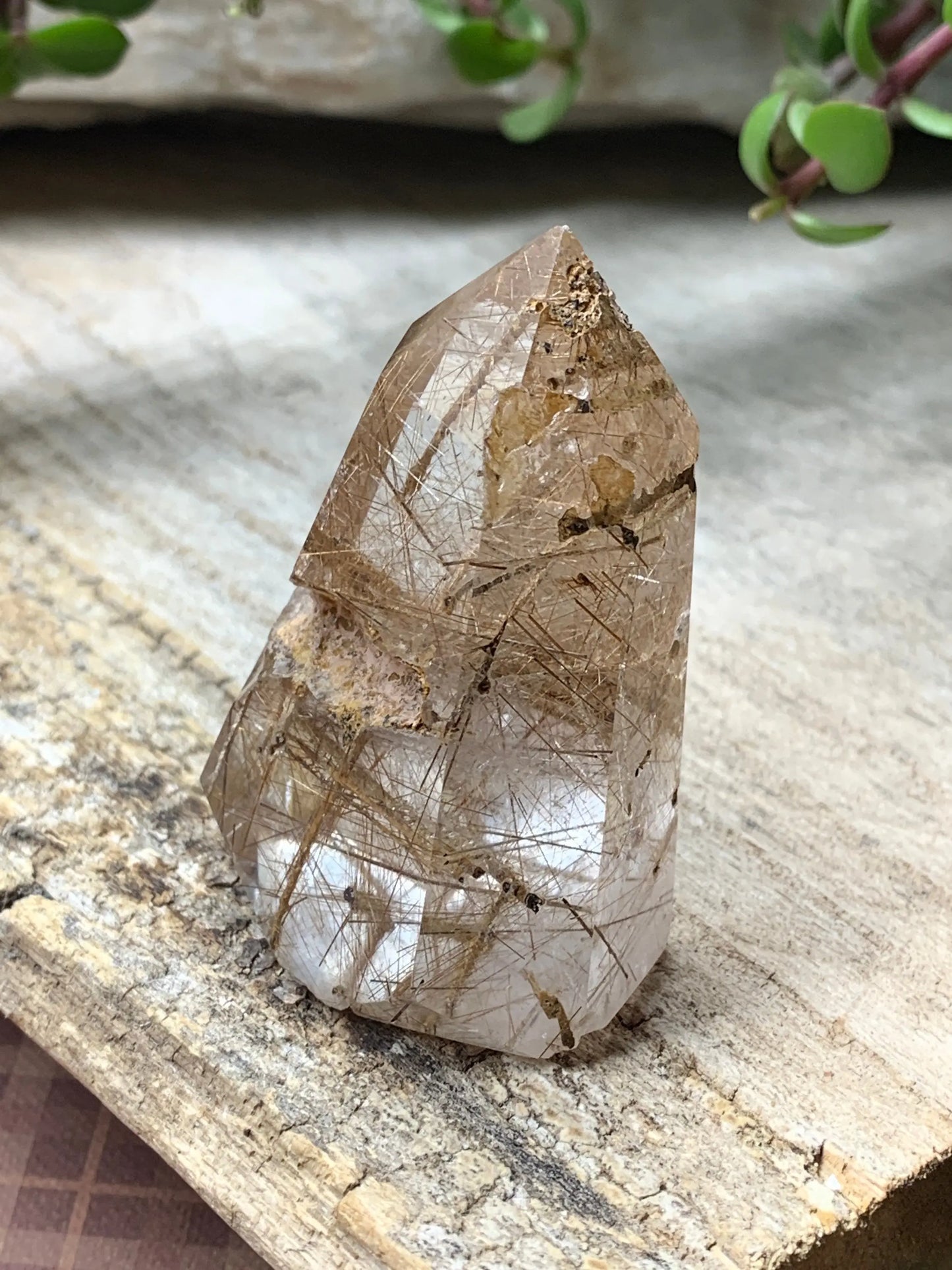 Rutile Quartz Obelisk      OBL-0238 Shop Wholesale Crystals