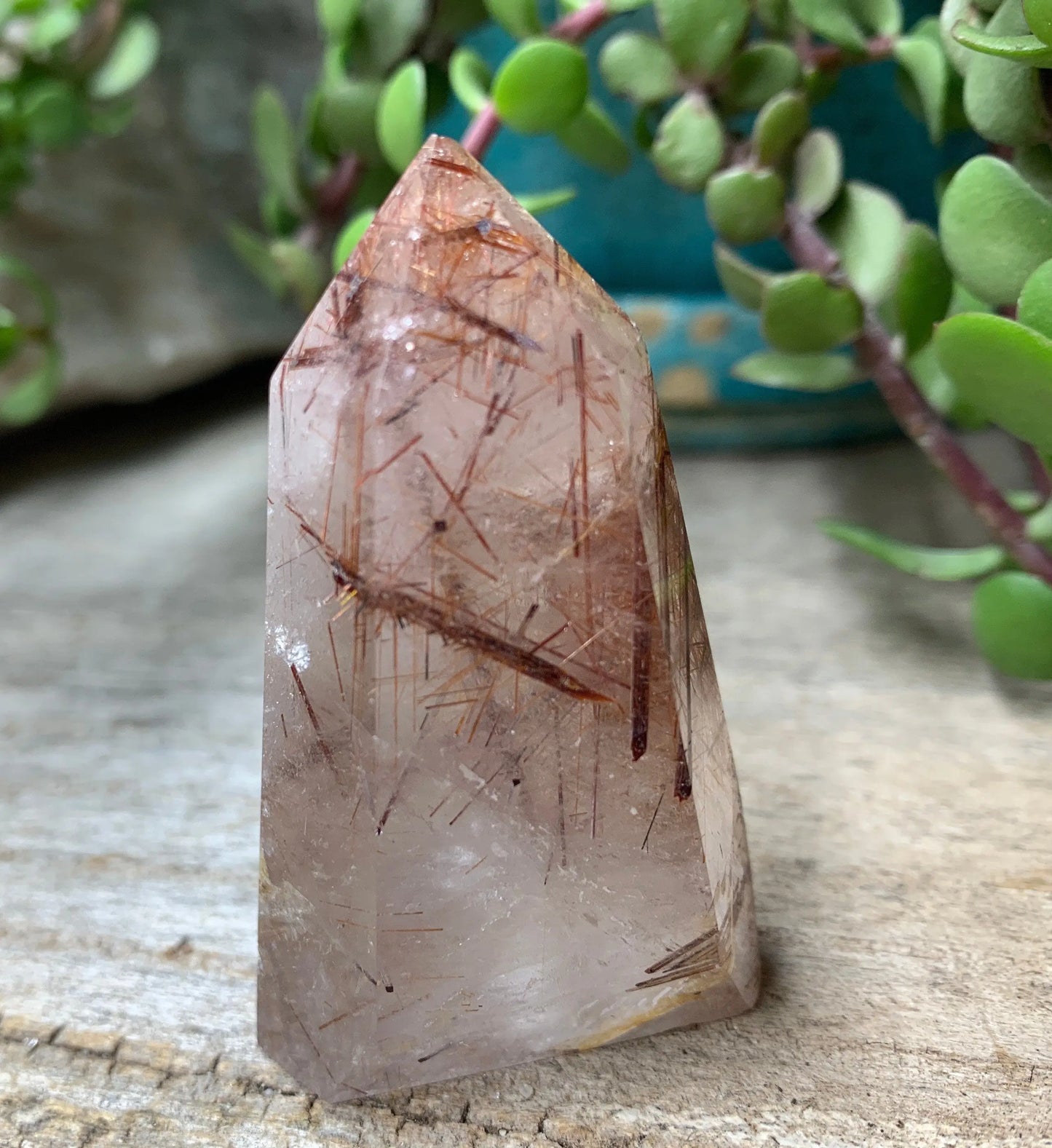 Rutile Quartz Obelisk      OBL-0241 Shop Wholesale Crystals