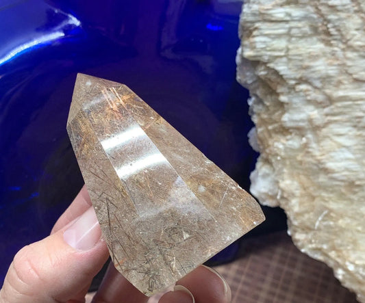 Rutile Quartz Obelisk      OBL-0240 Shop Wholesale Crystals