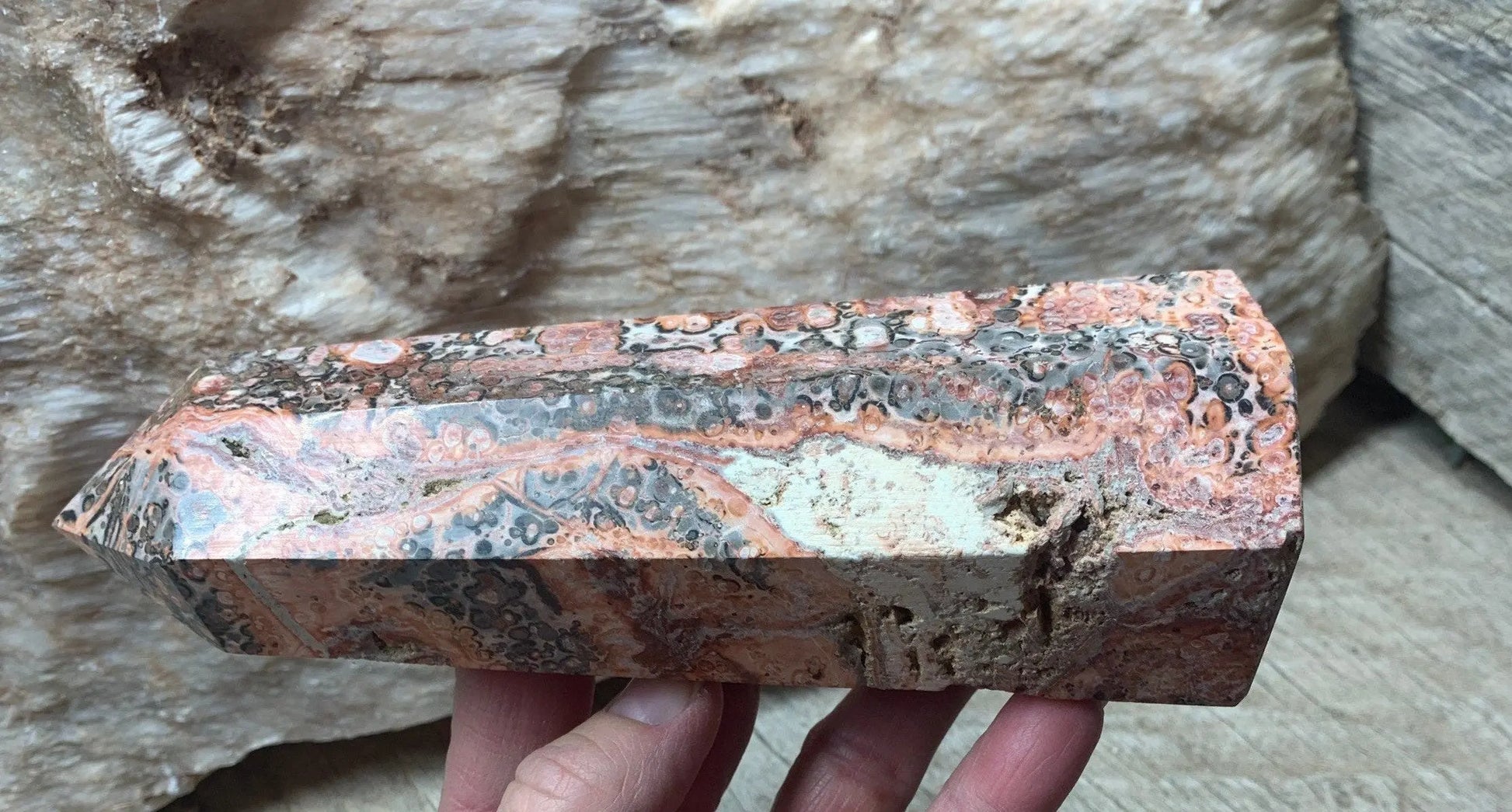 Red Creek Jasper Obelisk       OBL-0257 Shop Wholesale Crystals