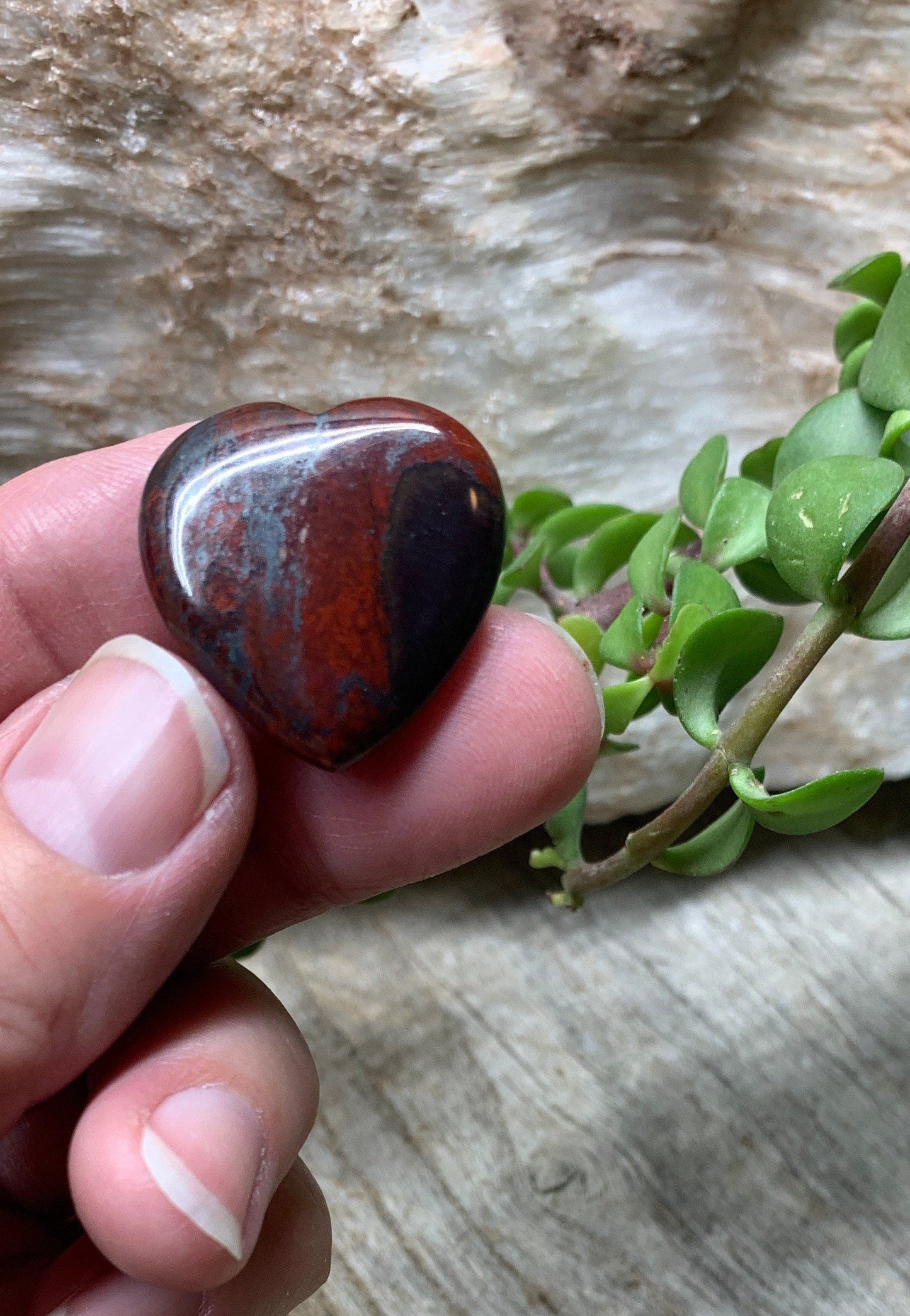 Brecciated Jasper Heart 25mm 0554