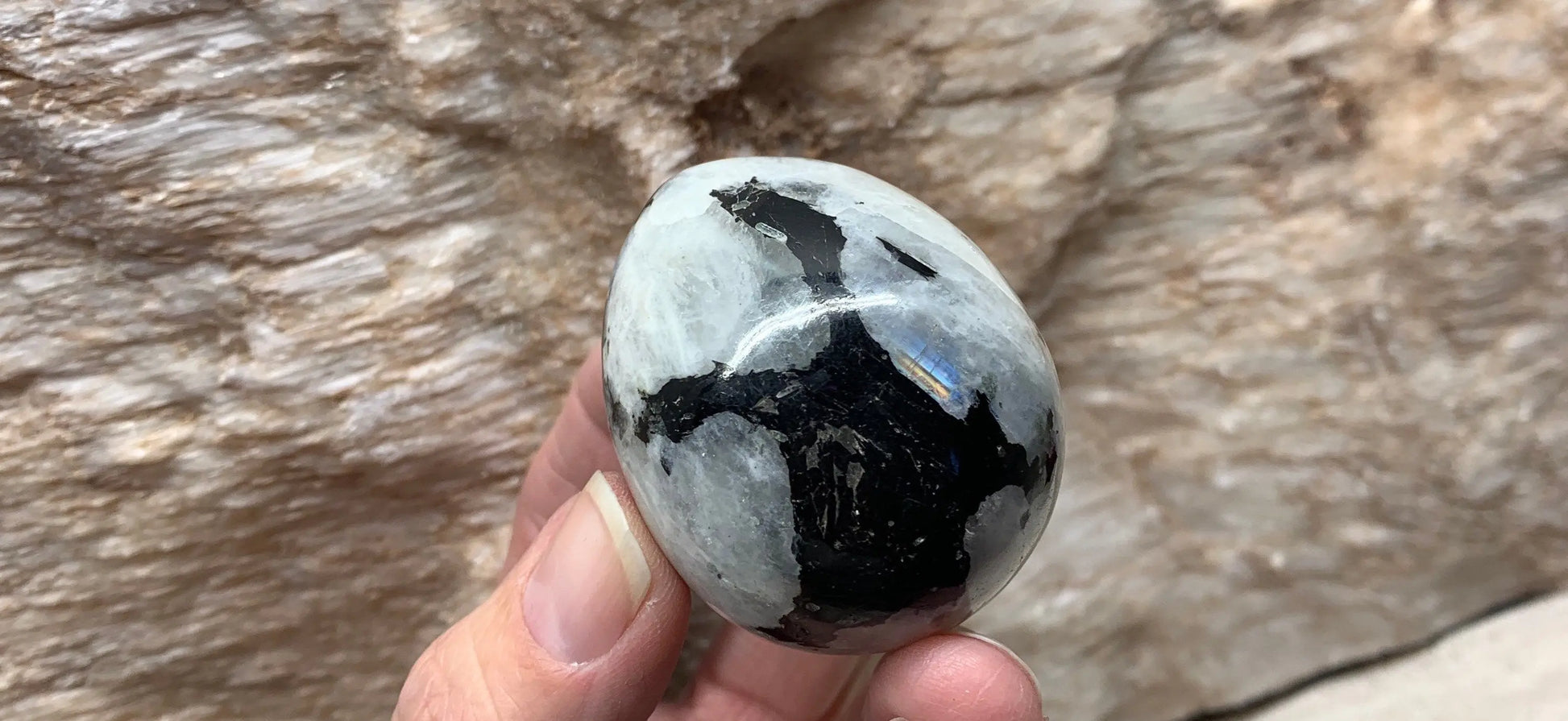 Rainbow Moonstone Egg FRE-0037 Shop Wholesale Crystals