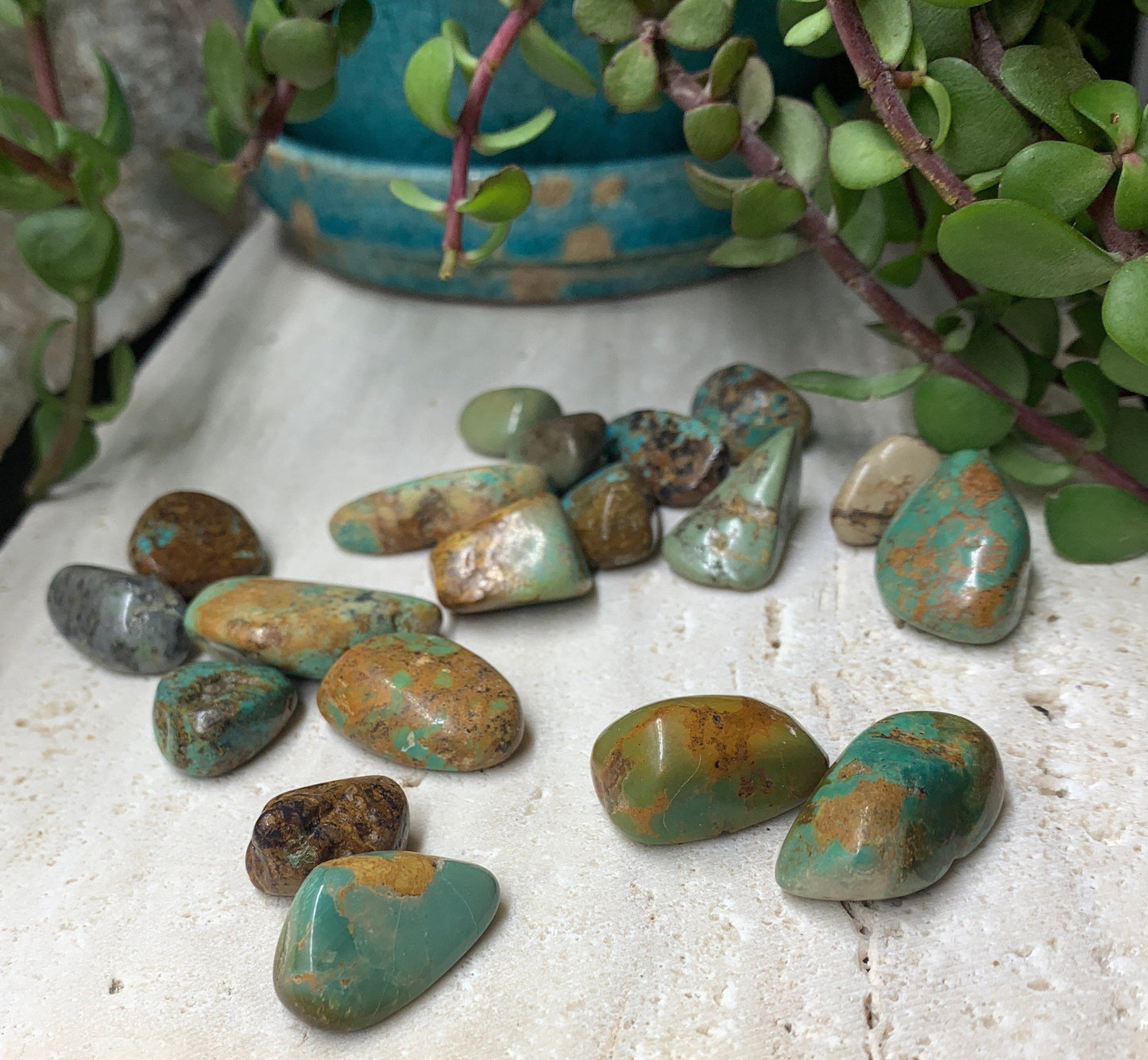 Natural Turquoise Tumble Stone 0646