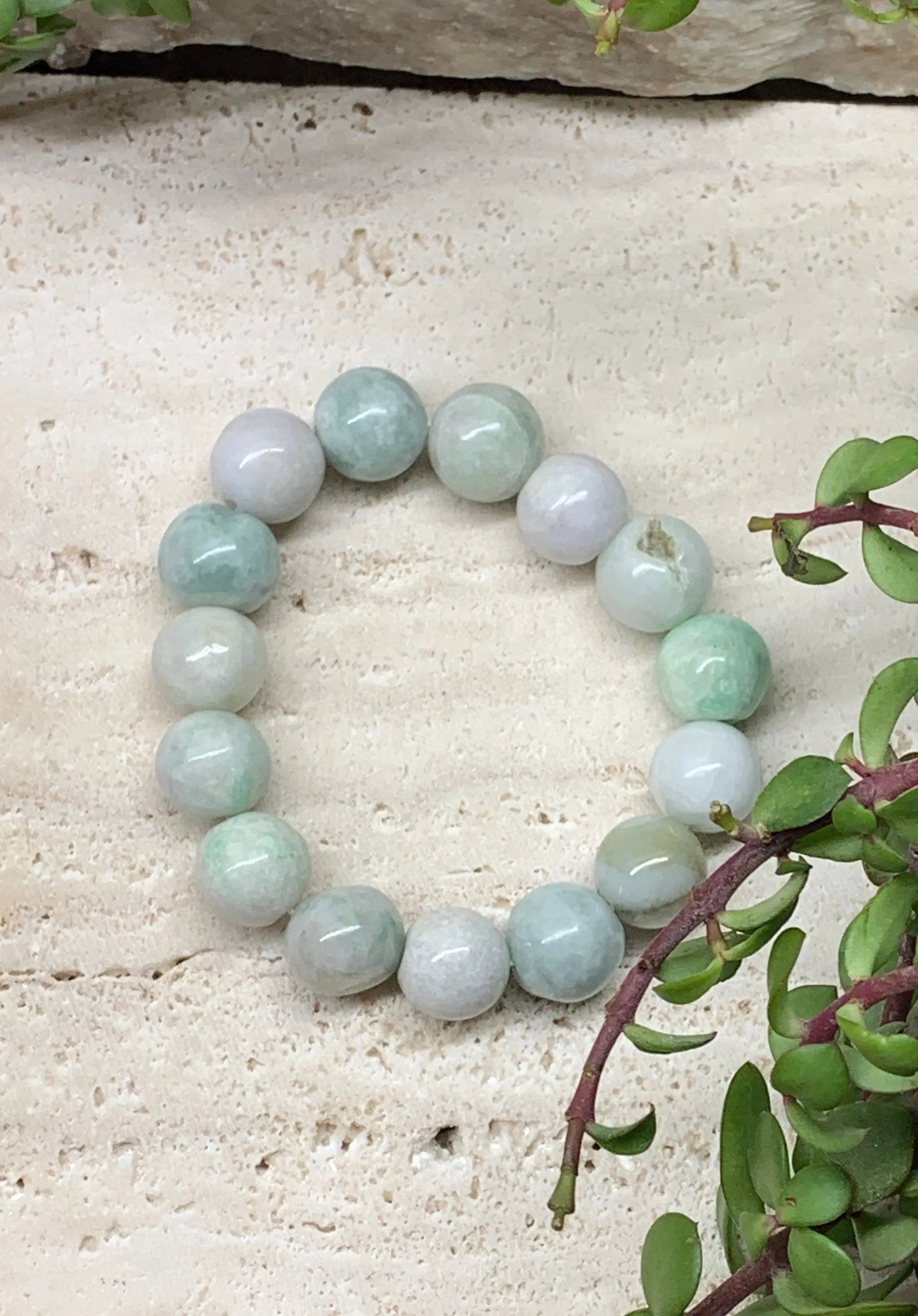 Jade Bracelet 12 mm BRC-0123 Shop Wholesale Crystals