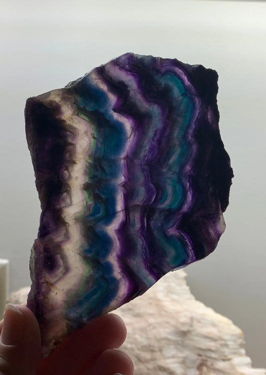 Rainbow Fluorite Slab SLA-0154 Shop Wholesale Crystals