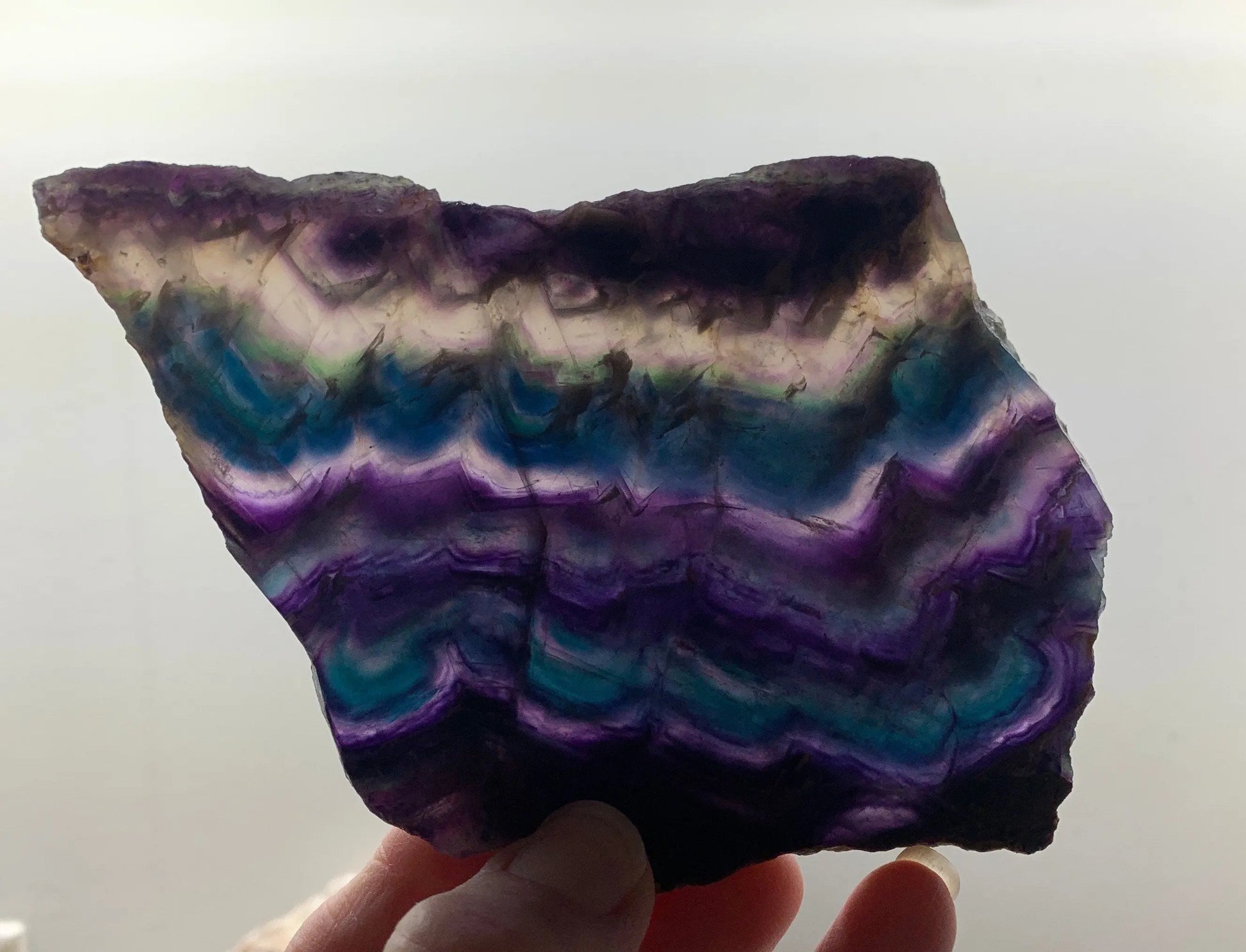 Rainbow Fluorite Slab SLA-0154 Shop Wholesale Crystals