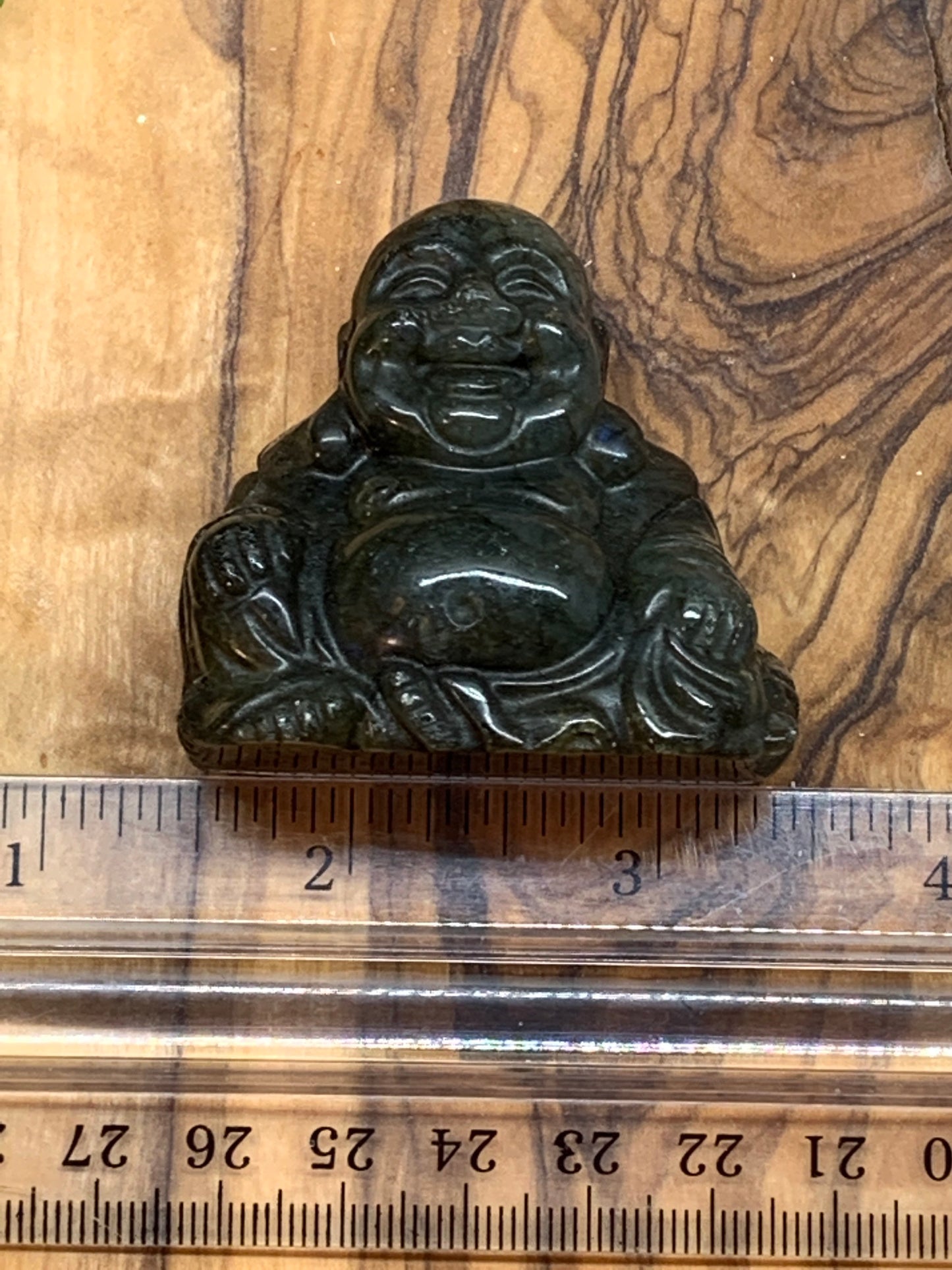 Labradorite Happy Buddha FIG-0094