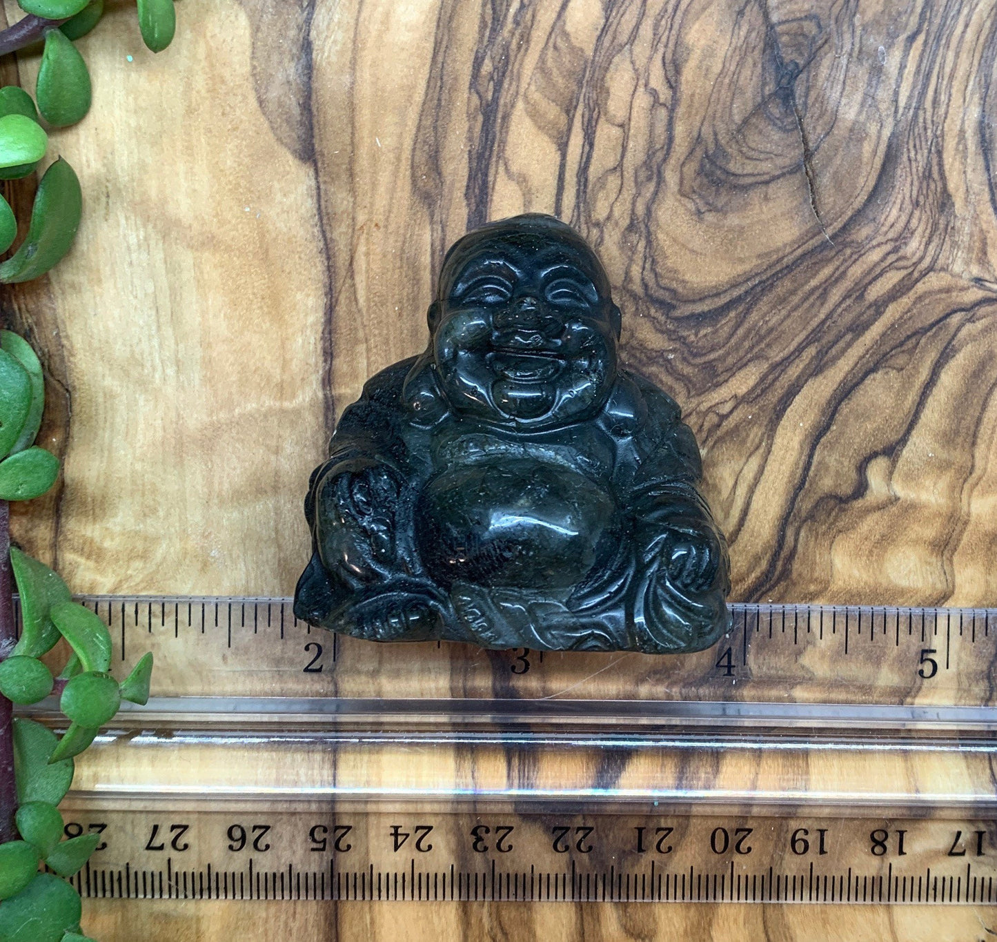 Labradorite Happy Buddha FIG-0090