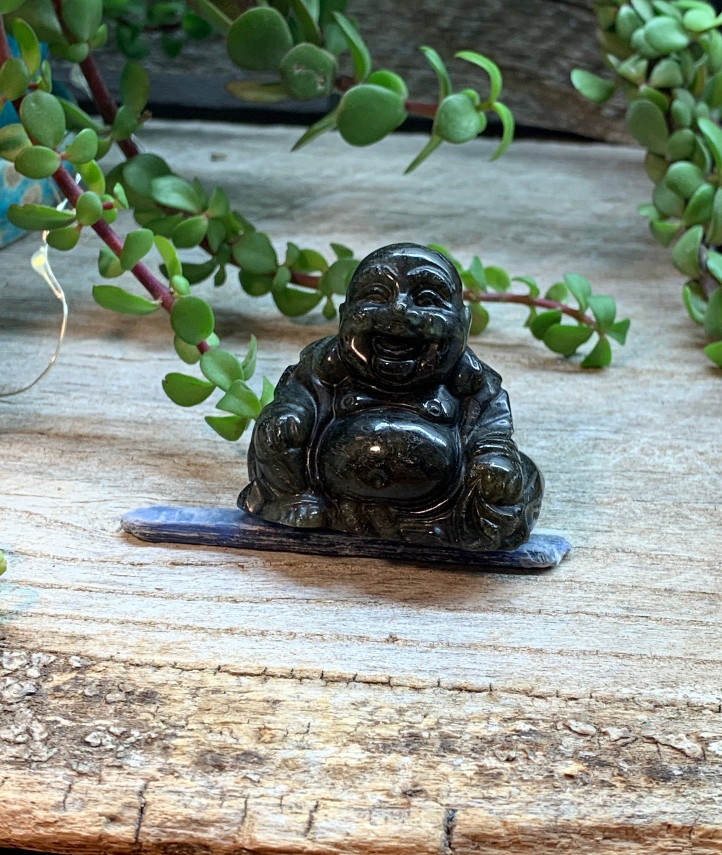 Labradorite Happy Buddha FIG-0089