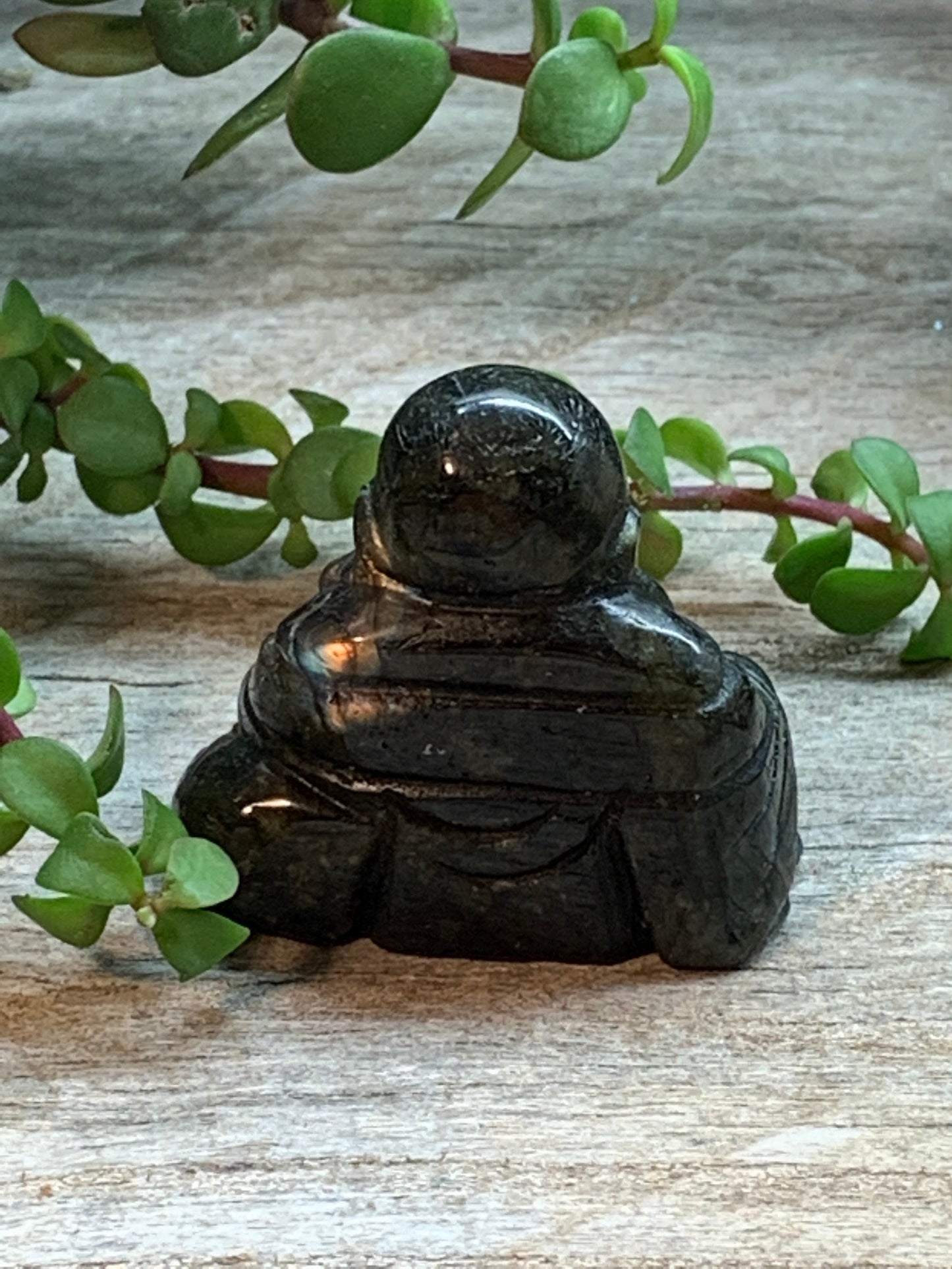 Labradorite Happy Buddha FIG-0089