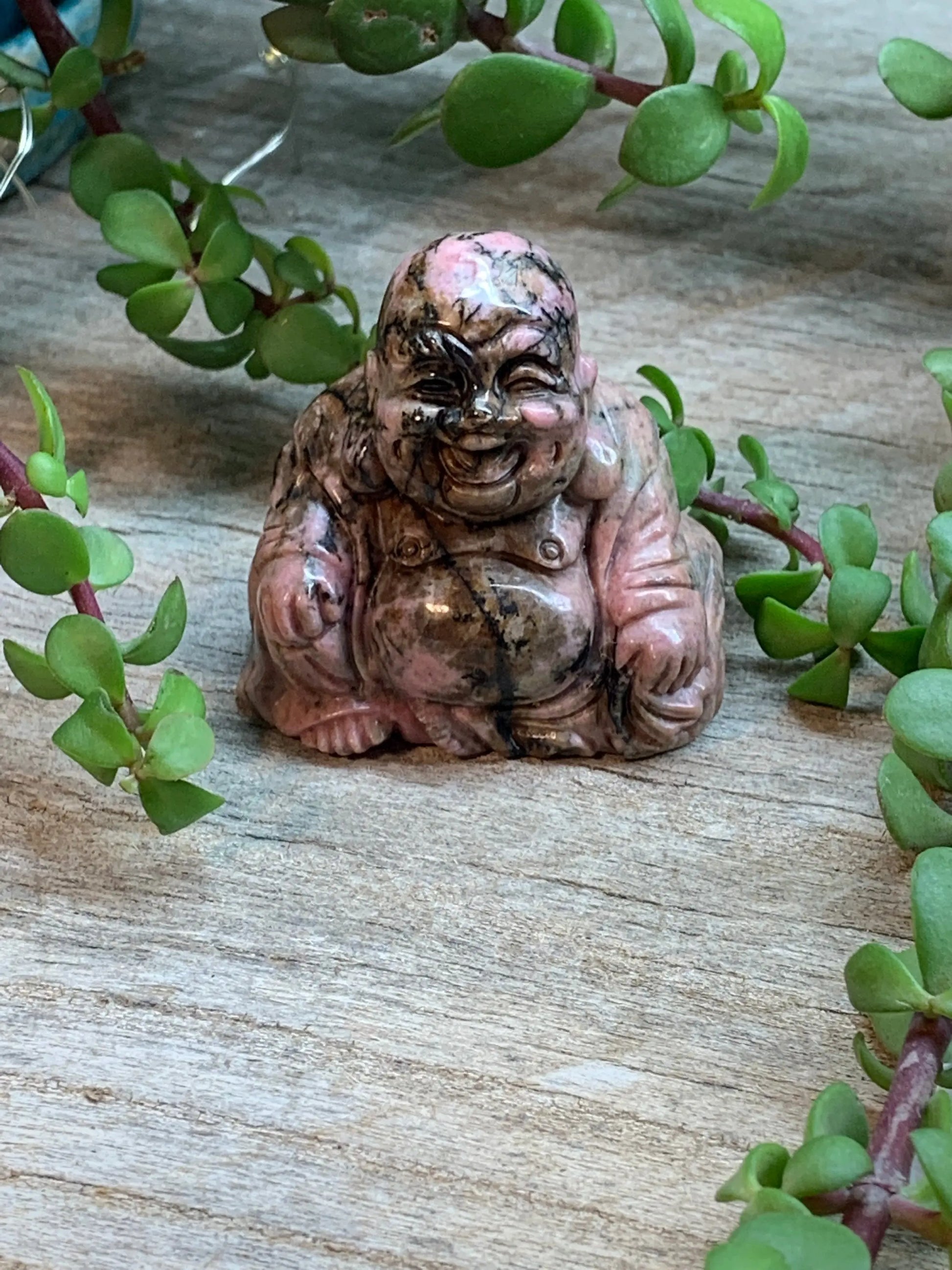 Rhodonite Happy Buddha FIG-0085 Shop Wholesale Crystals
