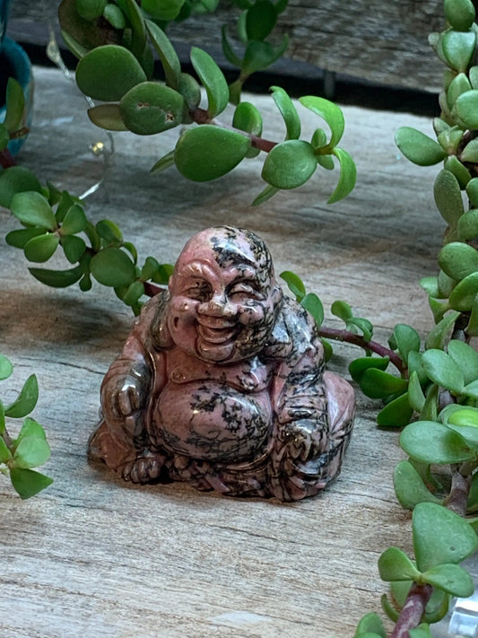 Rhodonite Happy Buddha FIG-0082 Shop Wholesale Crystals