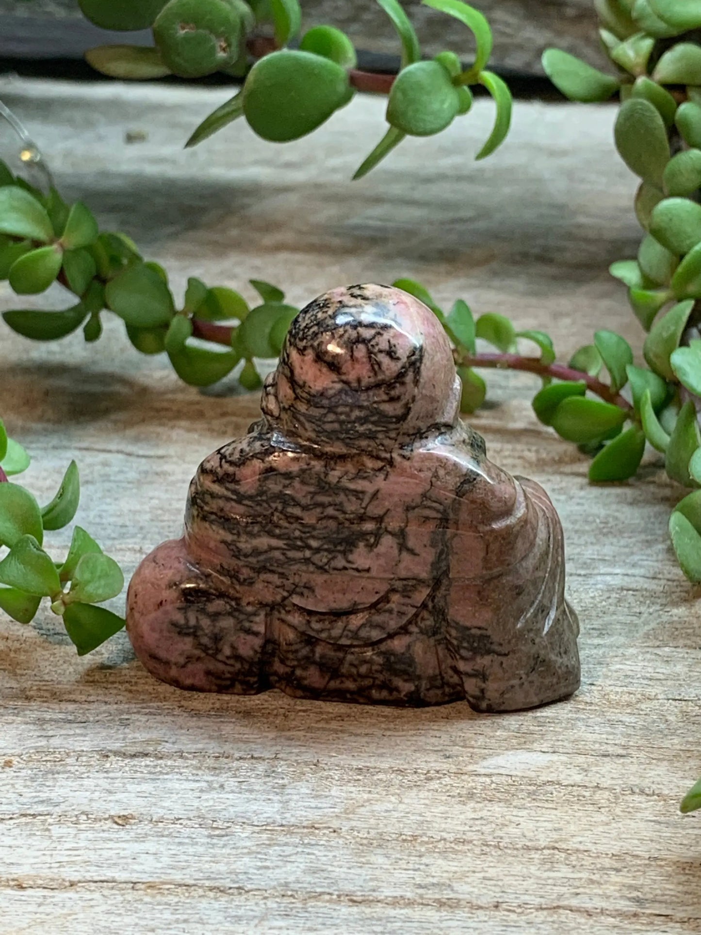Rhodonite Happy Buddha FIG-0082 Shop Wholesale Crystals