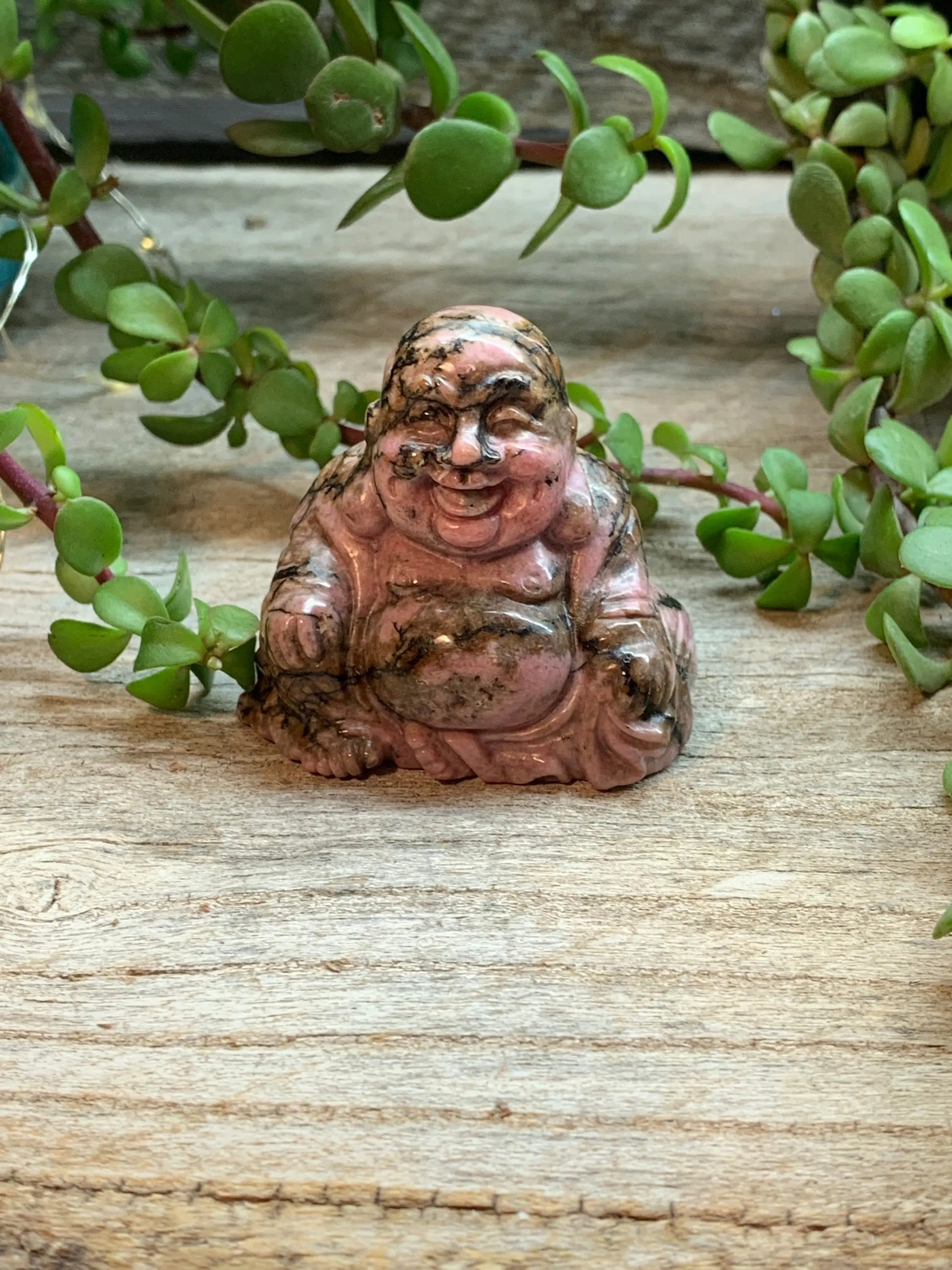 Rhodonite Happy Buddha FIG-0086 Shop Wholesale Crystals