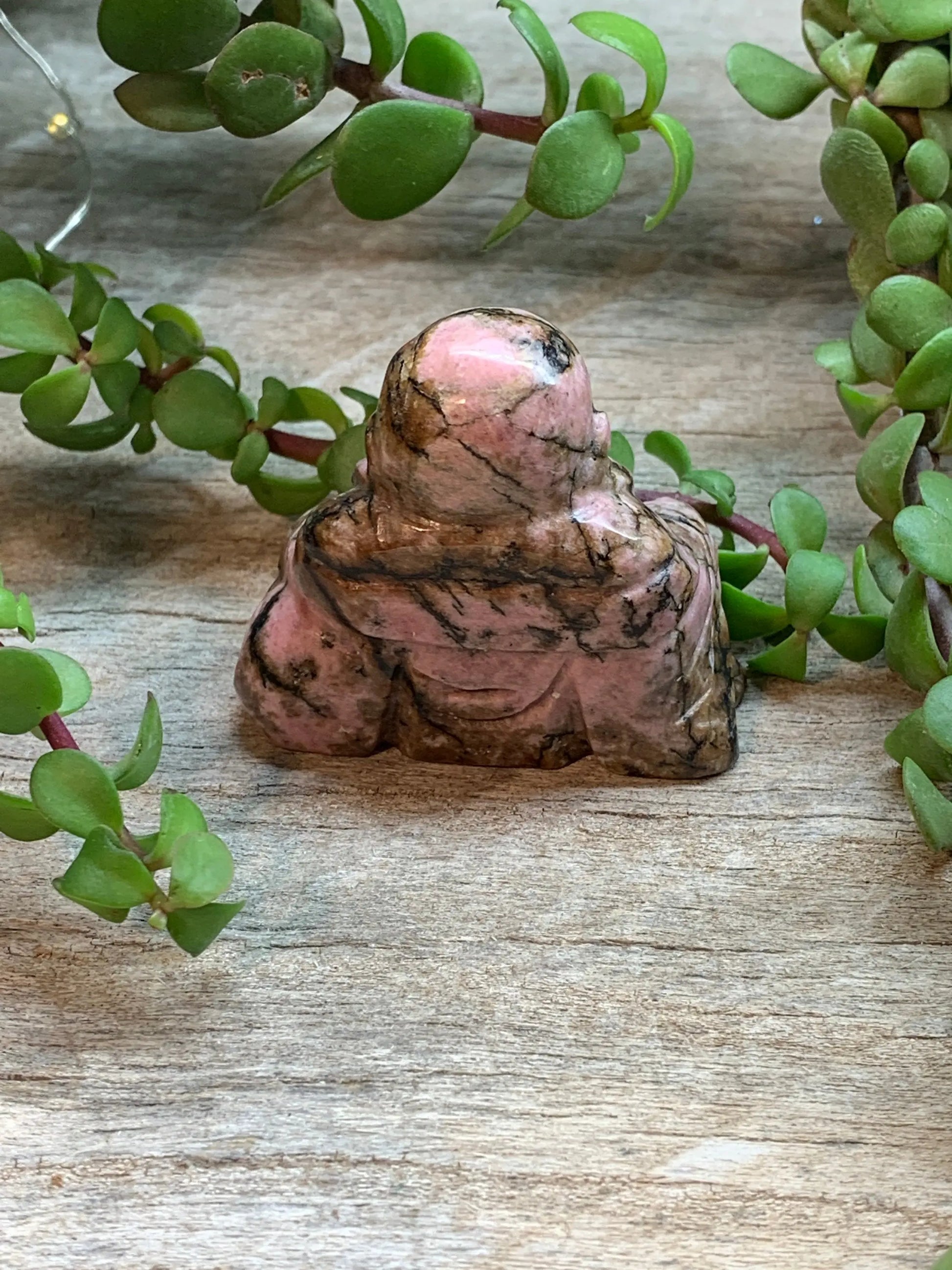 Rhodonite Happy Buddha FIG-0086 Shop Wholesale Crystals