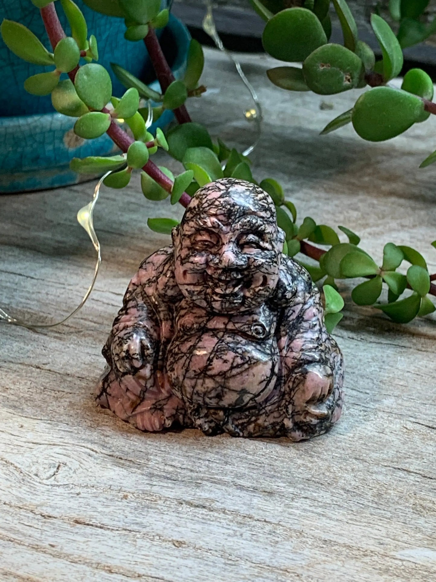 Rhodonite Happy Buddha FIG-0080 Shop Wholesale Crystals