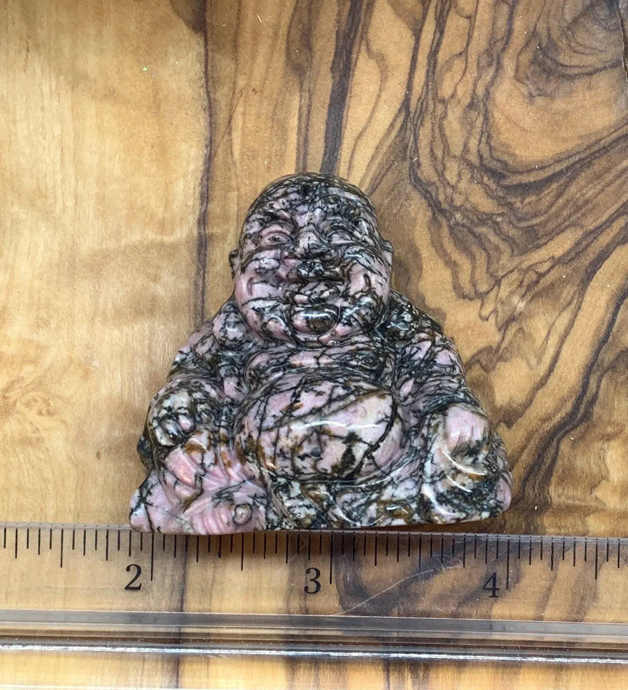 Rhodonite Happy Buddha FIG-0080 Shop Wholesale Crystals