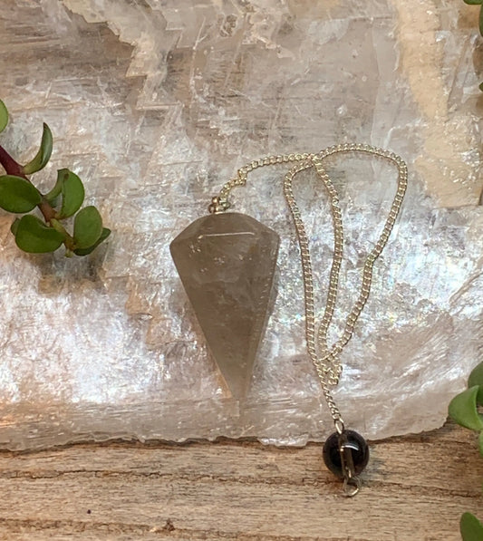 Smoky Quartz Pendulum PNS-0102 Shop Wholesale Crystals