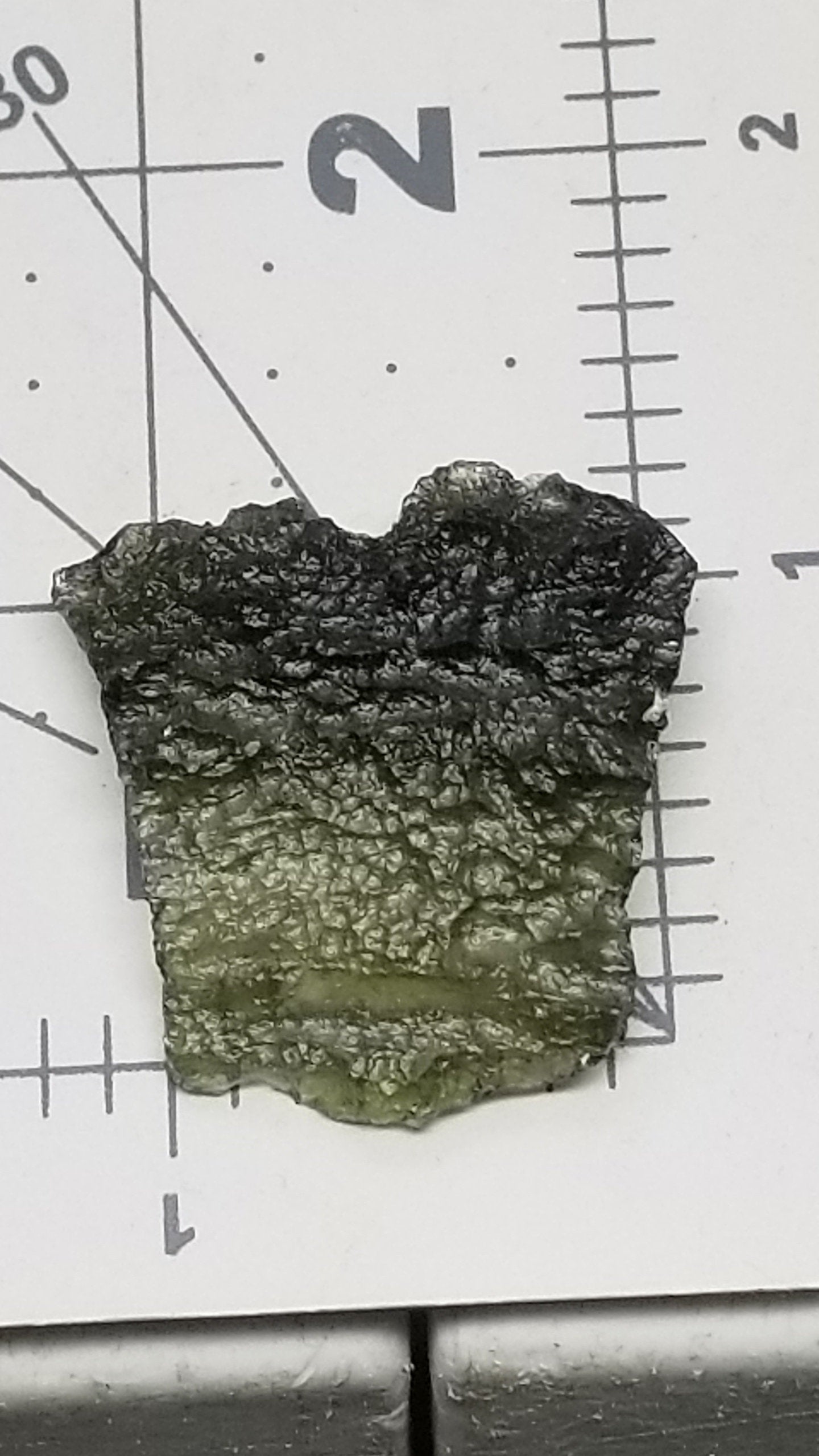 Naturally formed Moldavite Raw from Czech Republic, (7.4 gr) One Crystal, Rough MOL-0025