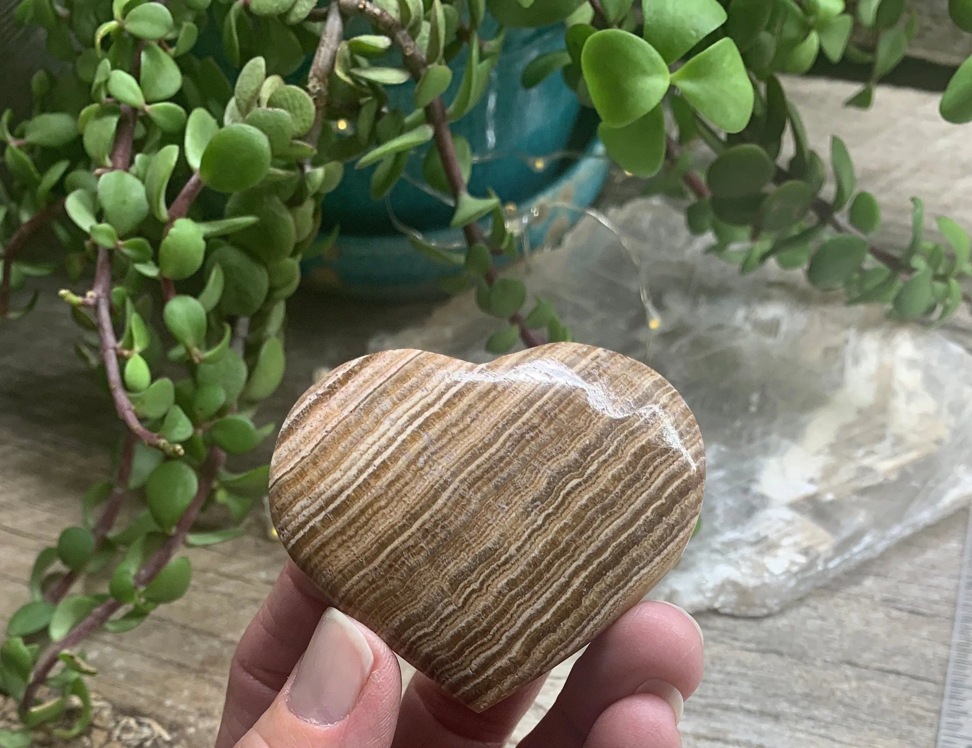 Argonite Puffy Heart HRT-0493 Shop Wholesale Crystals