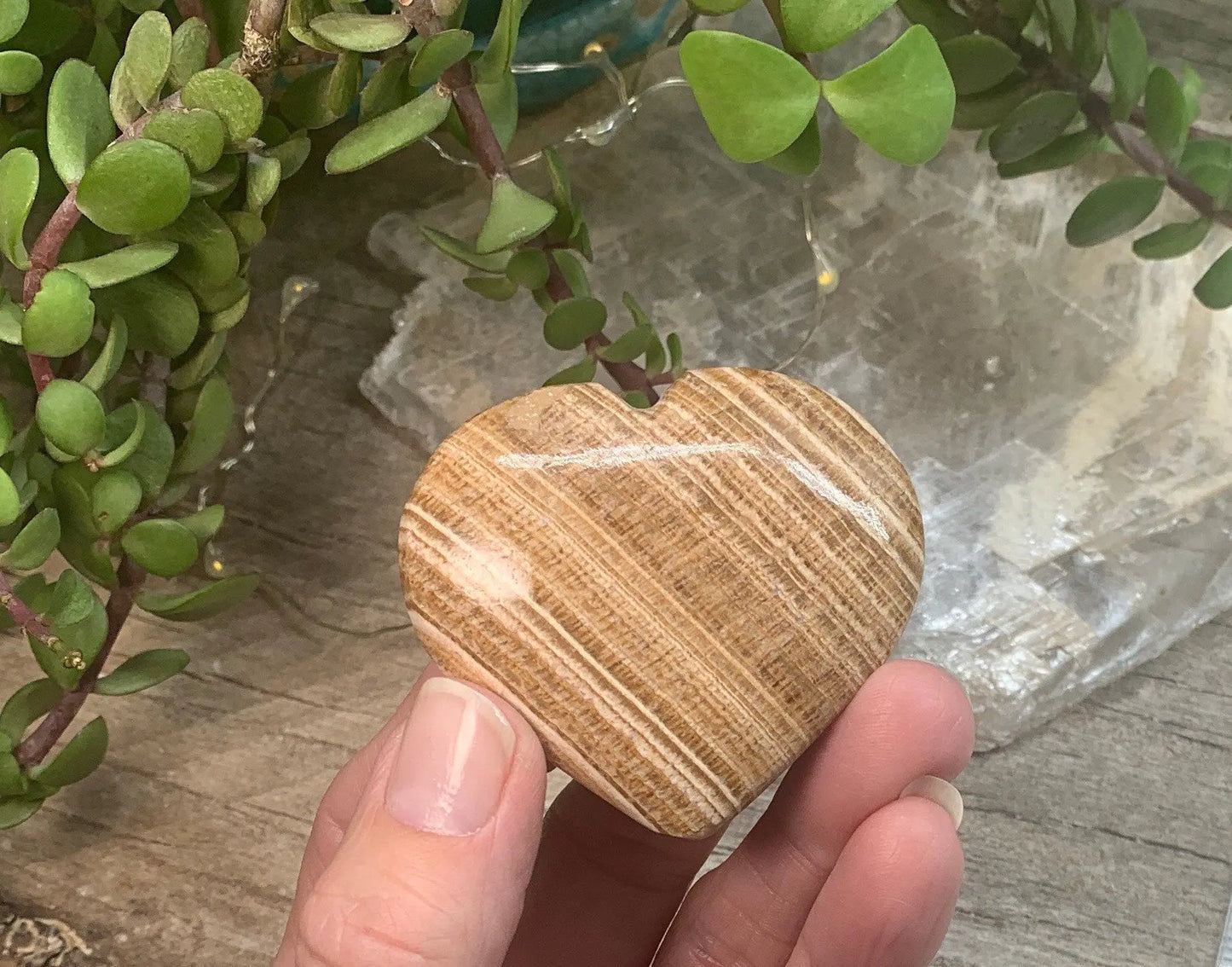 Argonite Puffy Heart HRT-0490 Shop Wholesale Crystals